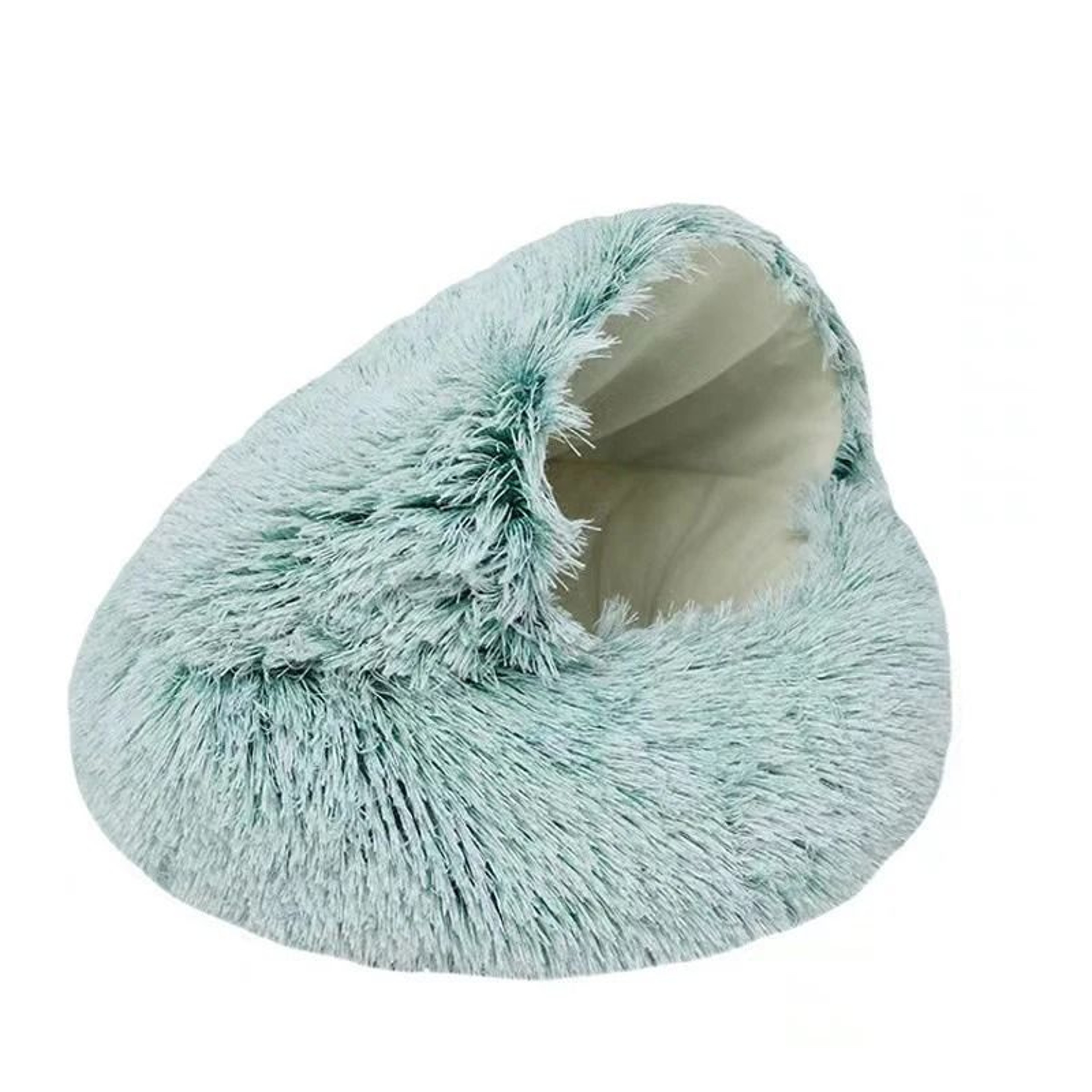 Soft Plush Covered Cat Bed Cave For Cats And Small Dogs 2
