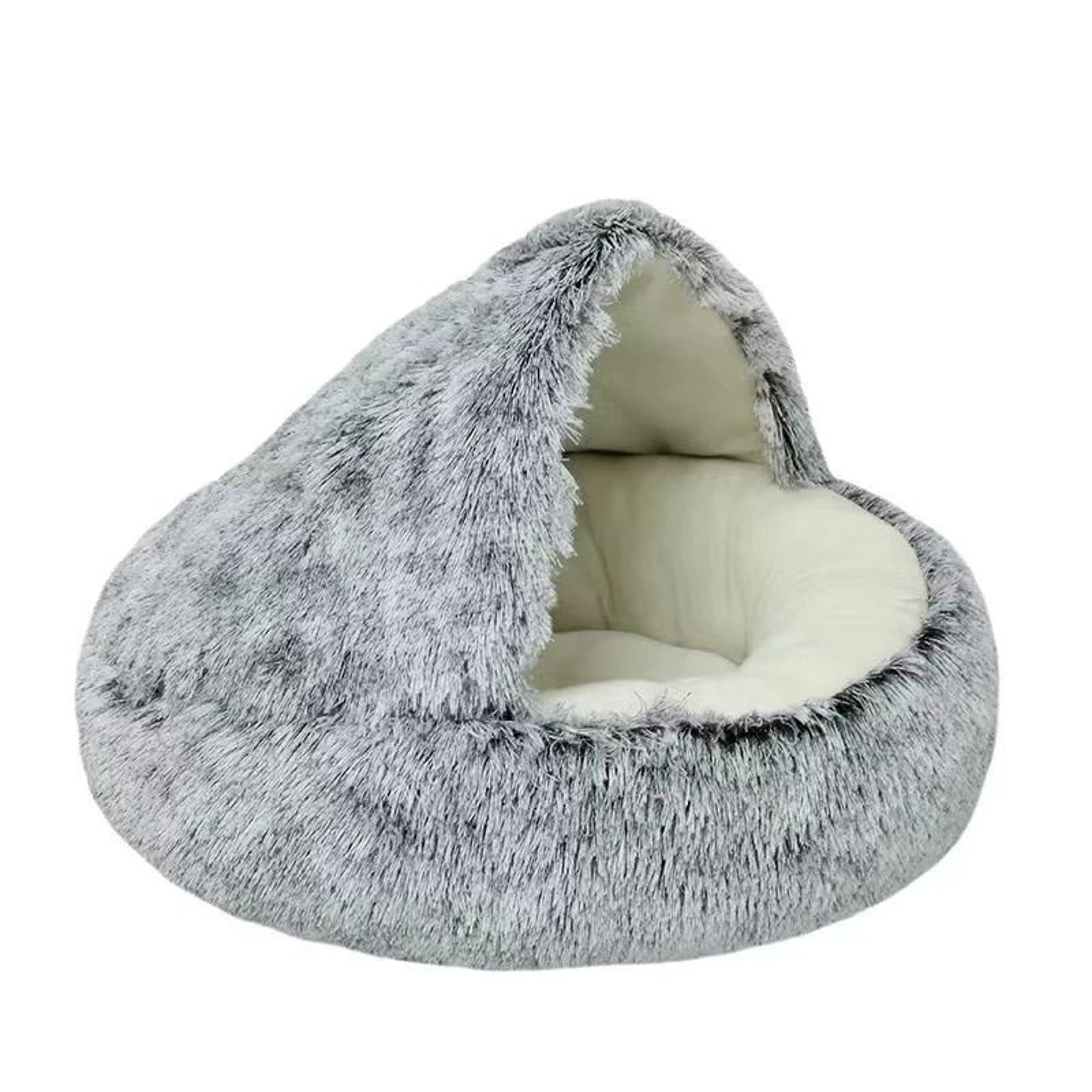 Soft Plush Covered Cat Bed Cave For Cats And Small Dogs 3