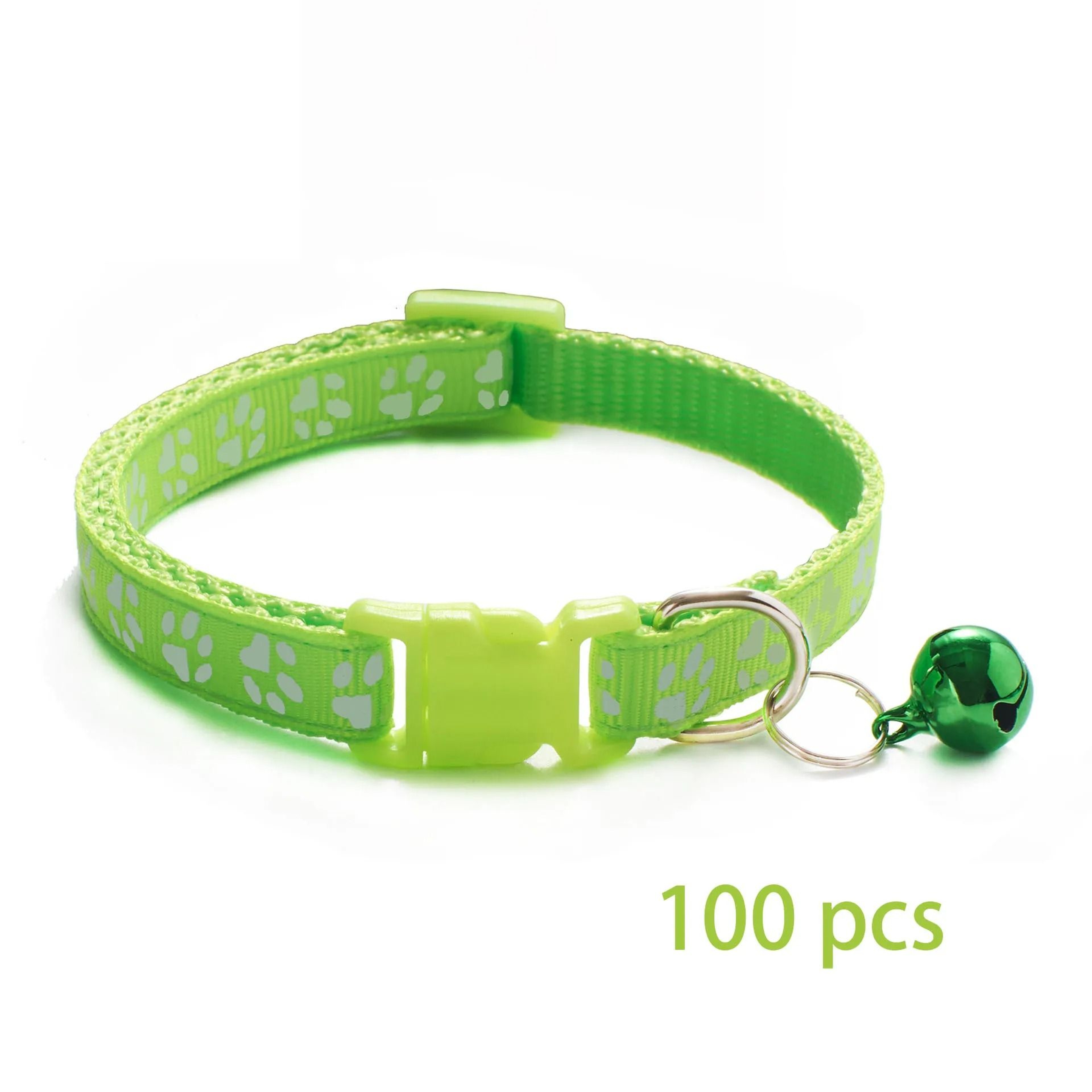 Adjustable Bell Pet Collar Set For Cats And Small Dogs 100 Piece Wholesale Pack 14