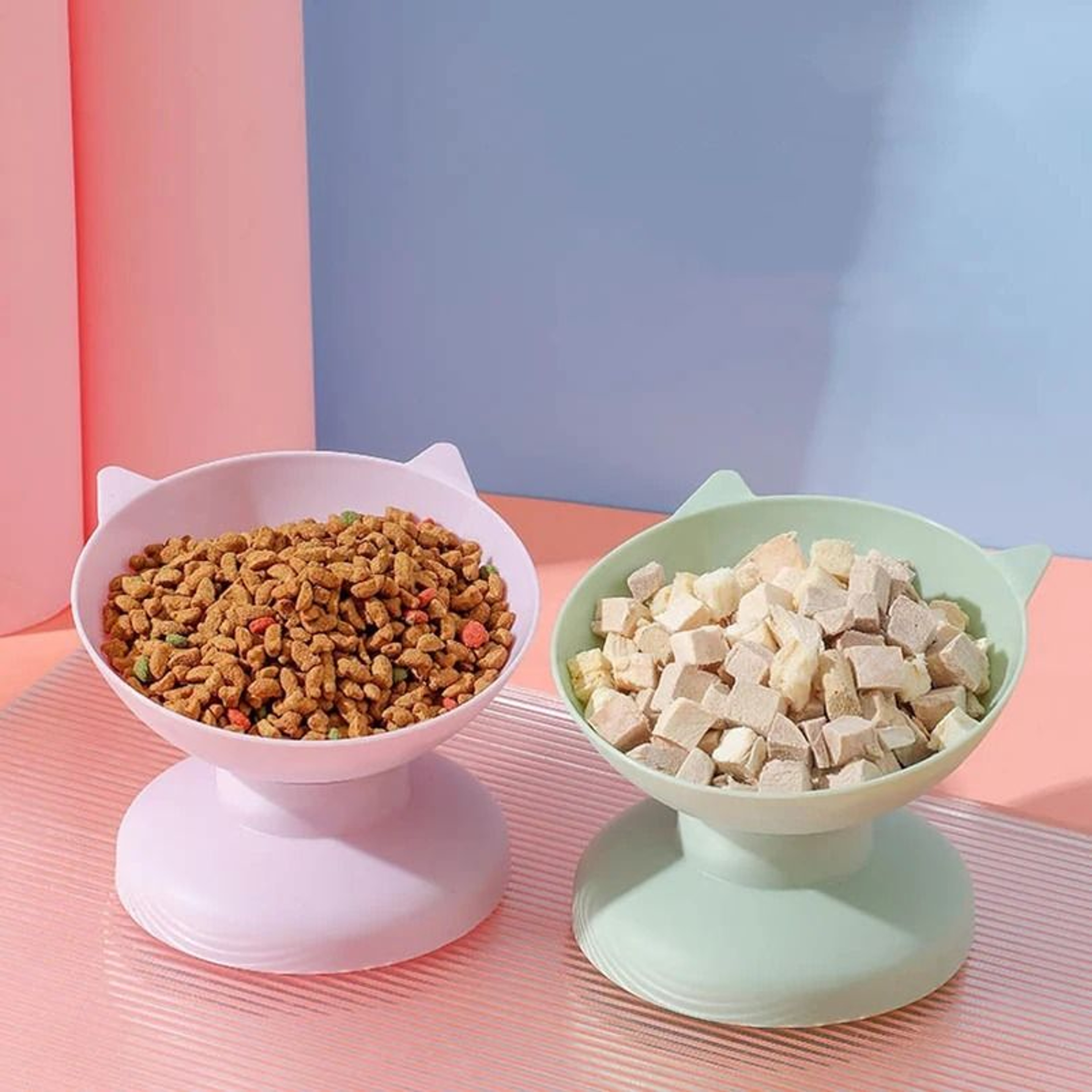 Elevated Neck Guard Pet Food Bowl For Cats And Small Dogs 6