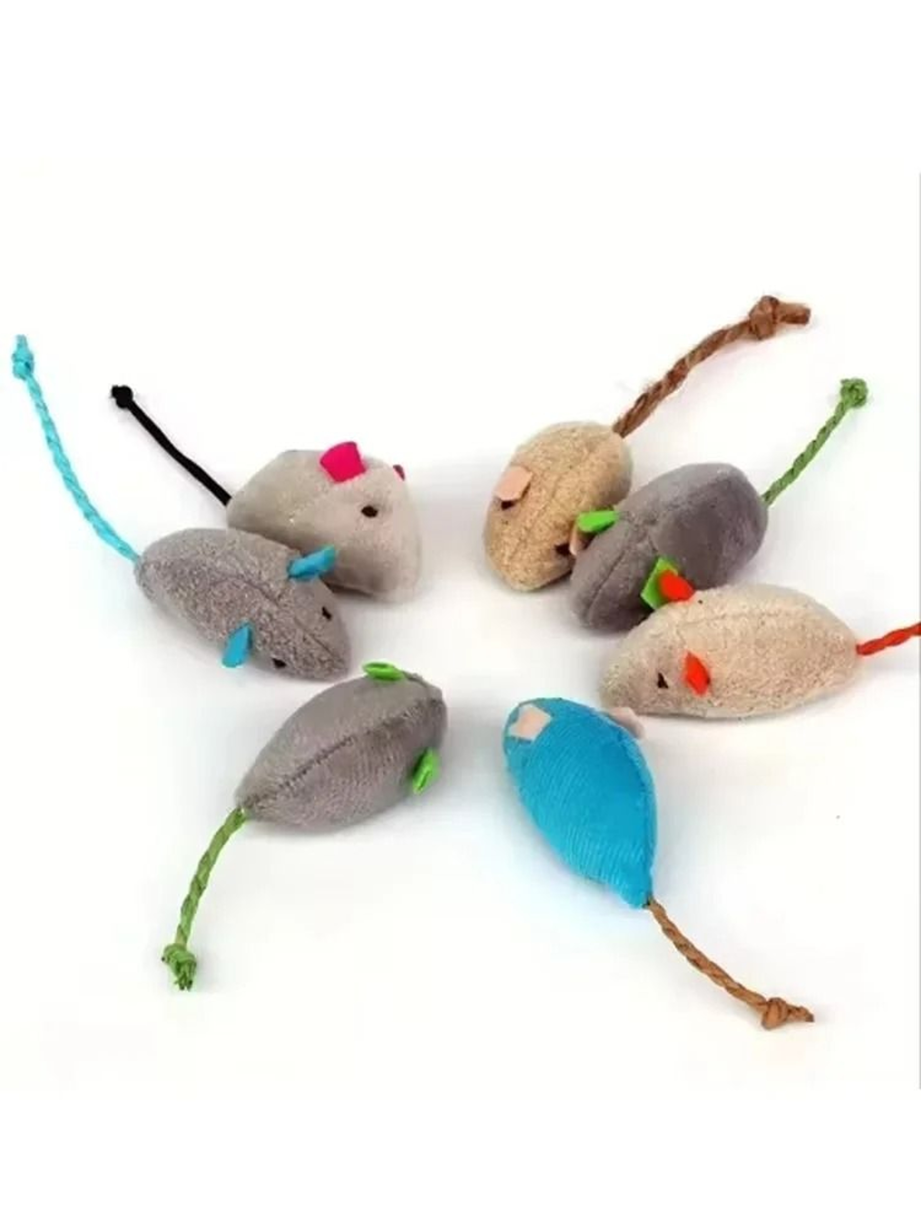 Interactive Plush Rat Cat Toy Durable Linen Mouse Toy For Indoor Cats And Kittens 4