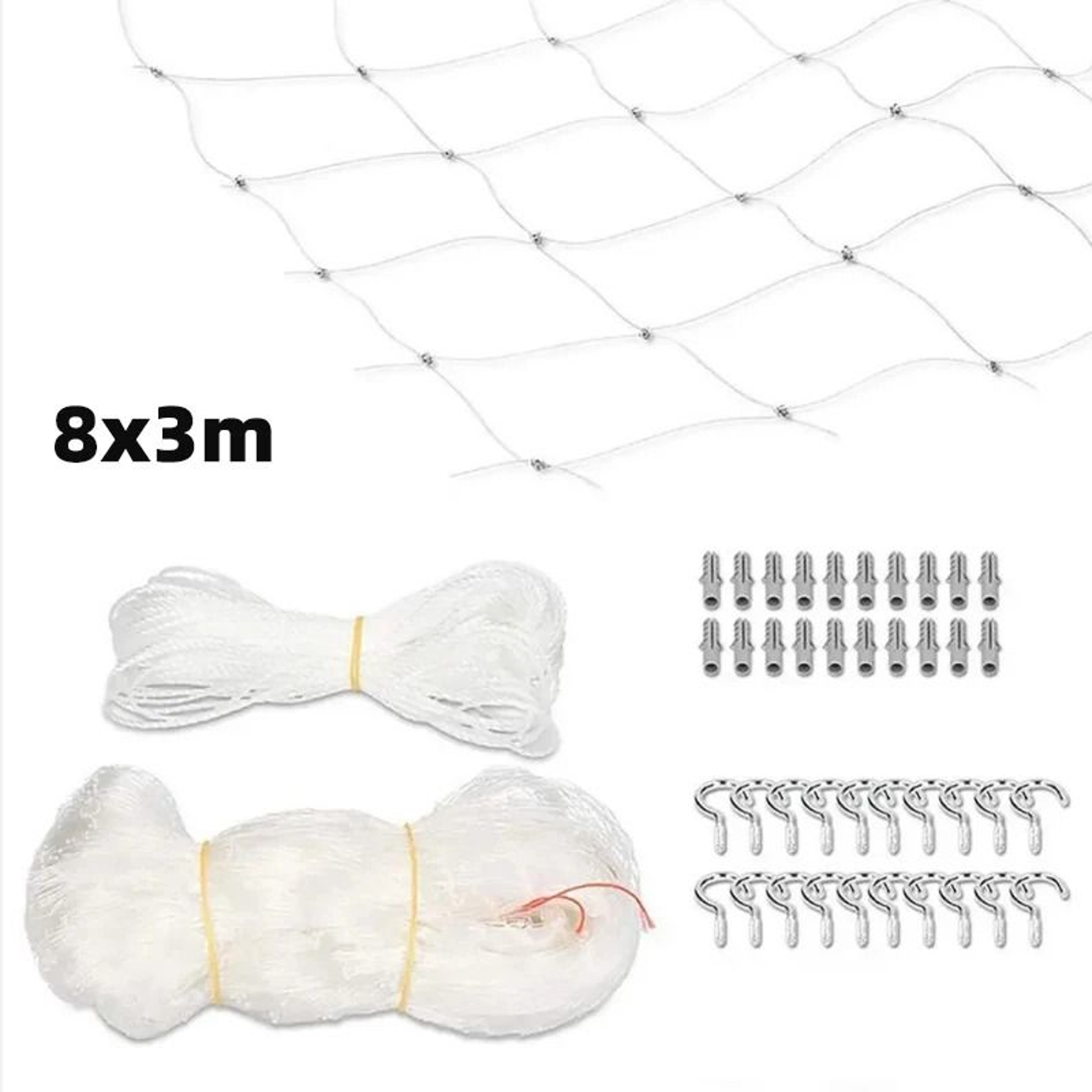 Protective Pet Safety Net Anti Fall Balcony Mesh Fence For Cats Patio Stairs And Windows 3