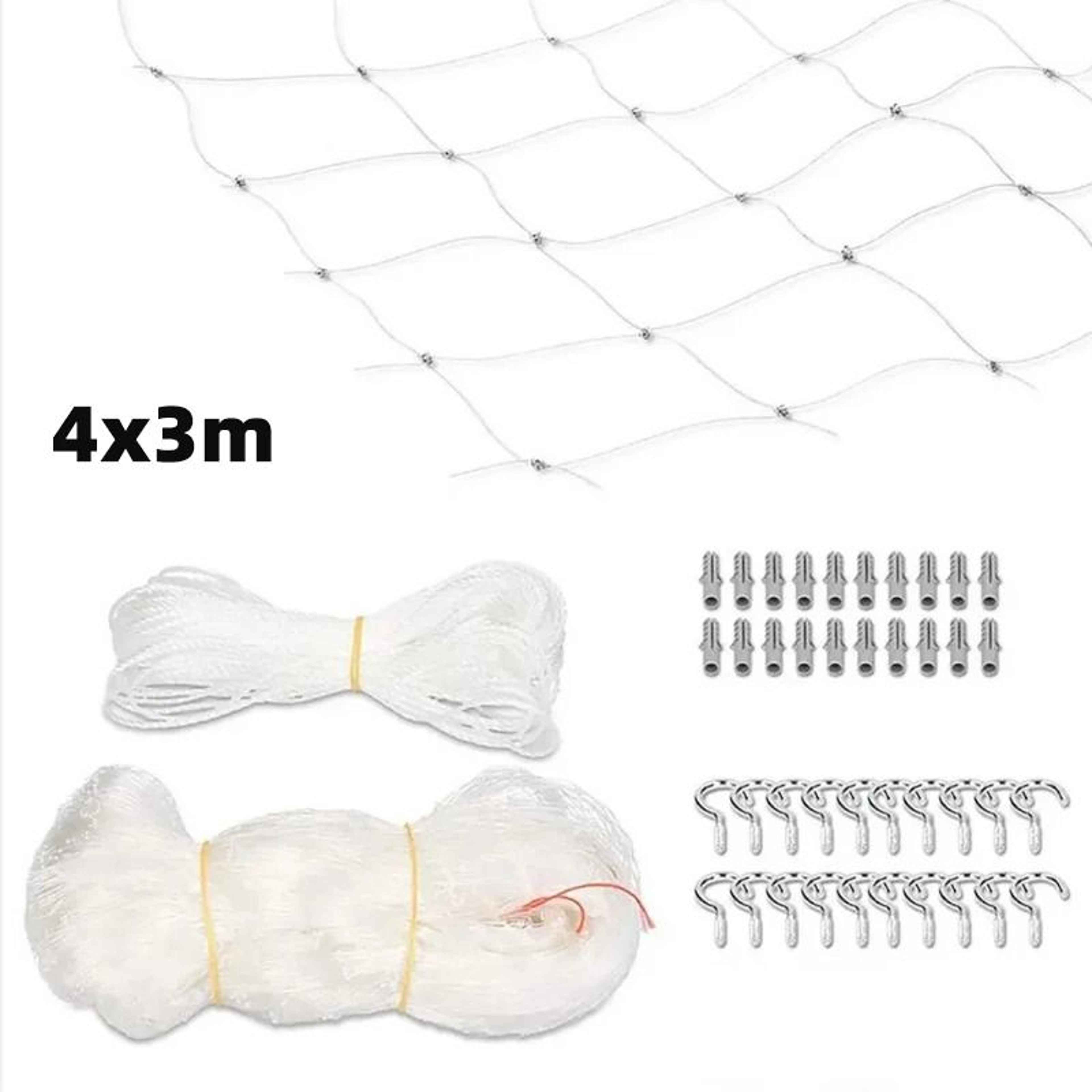 Protective Pet Safety Net Anti Fall Balcony Mesh Fence For Cats Patio Stairs And Windows 1