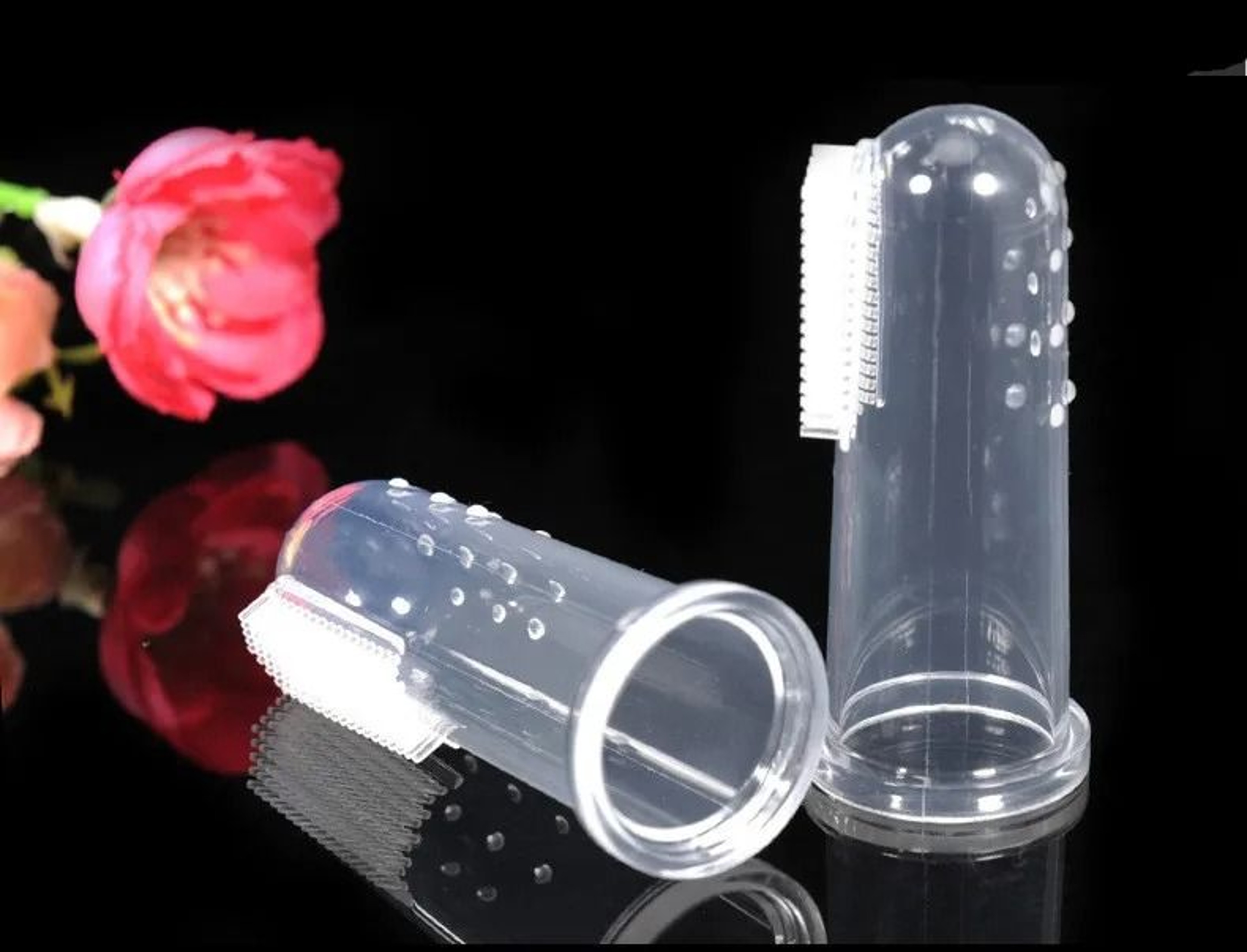 Soft Pet Finger Toothbrush For Dog And Cat Dental Care 3
