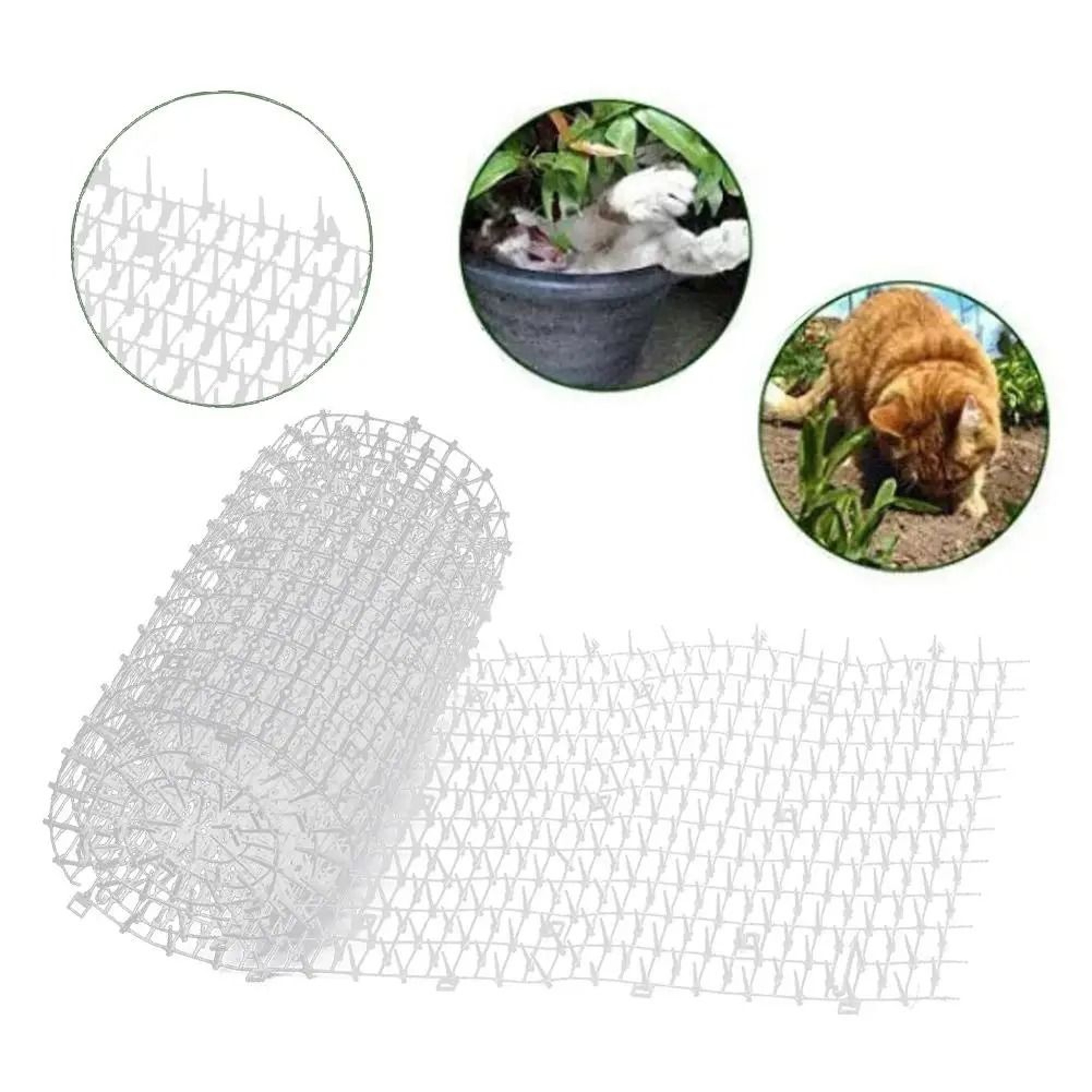 Cat Scat Mat Garden Deterrent For Digging And Plant Protection 6