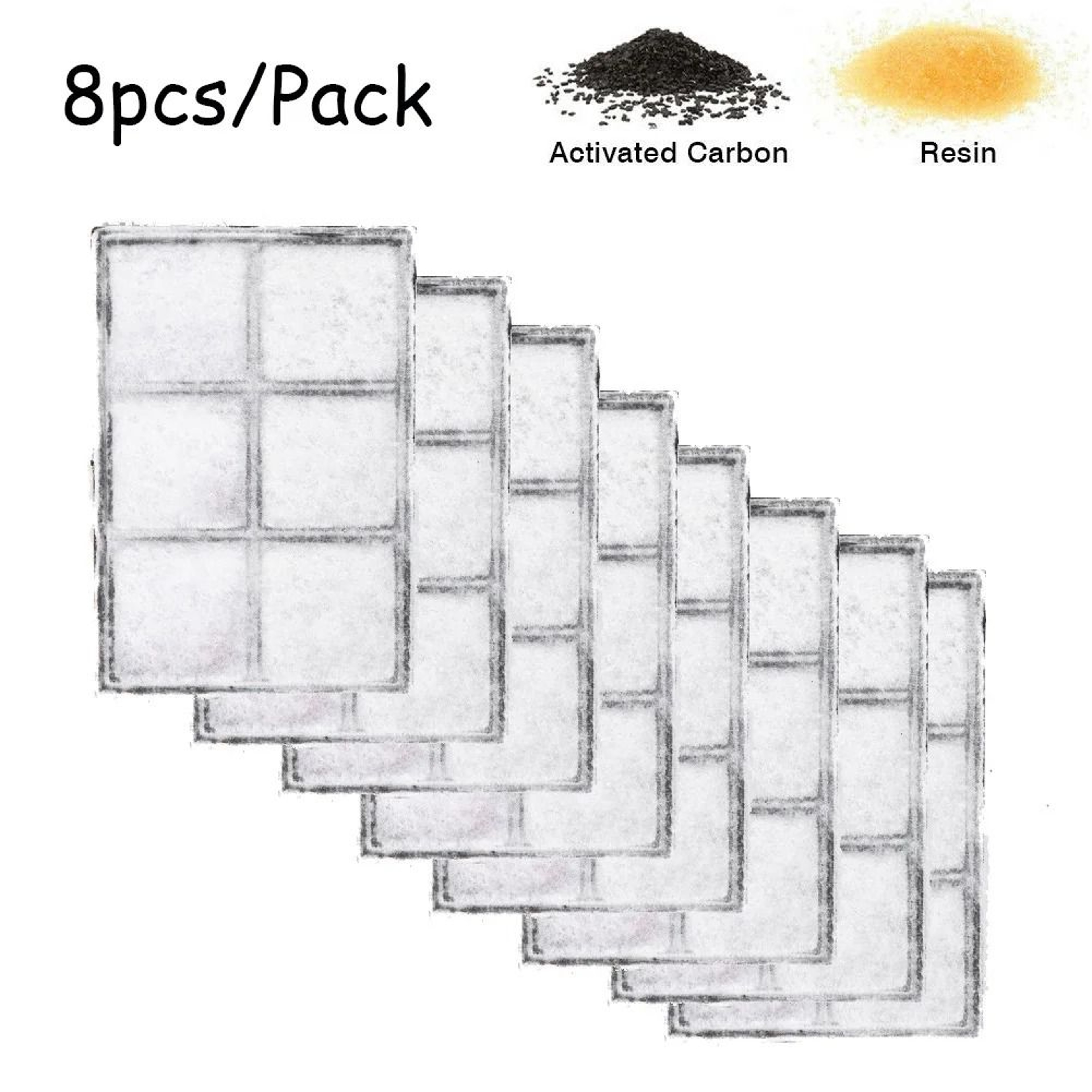 Activated Carbon Pet Fountain Filters For 18L Water Dispenser 2