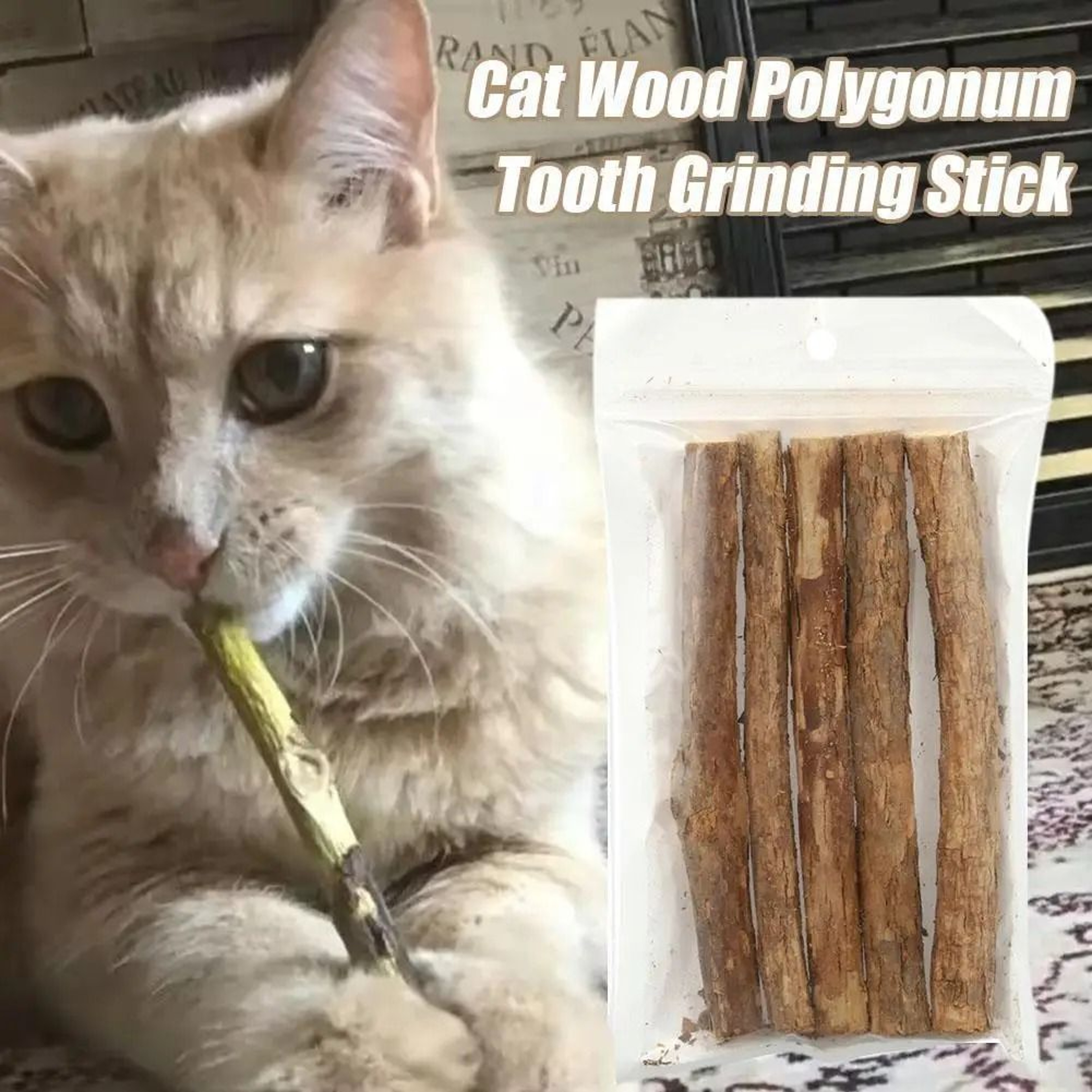 Natural Cat Chew Sticks For Dental Cleaning And Boredom Relief 6