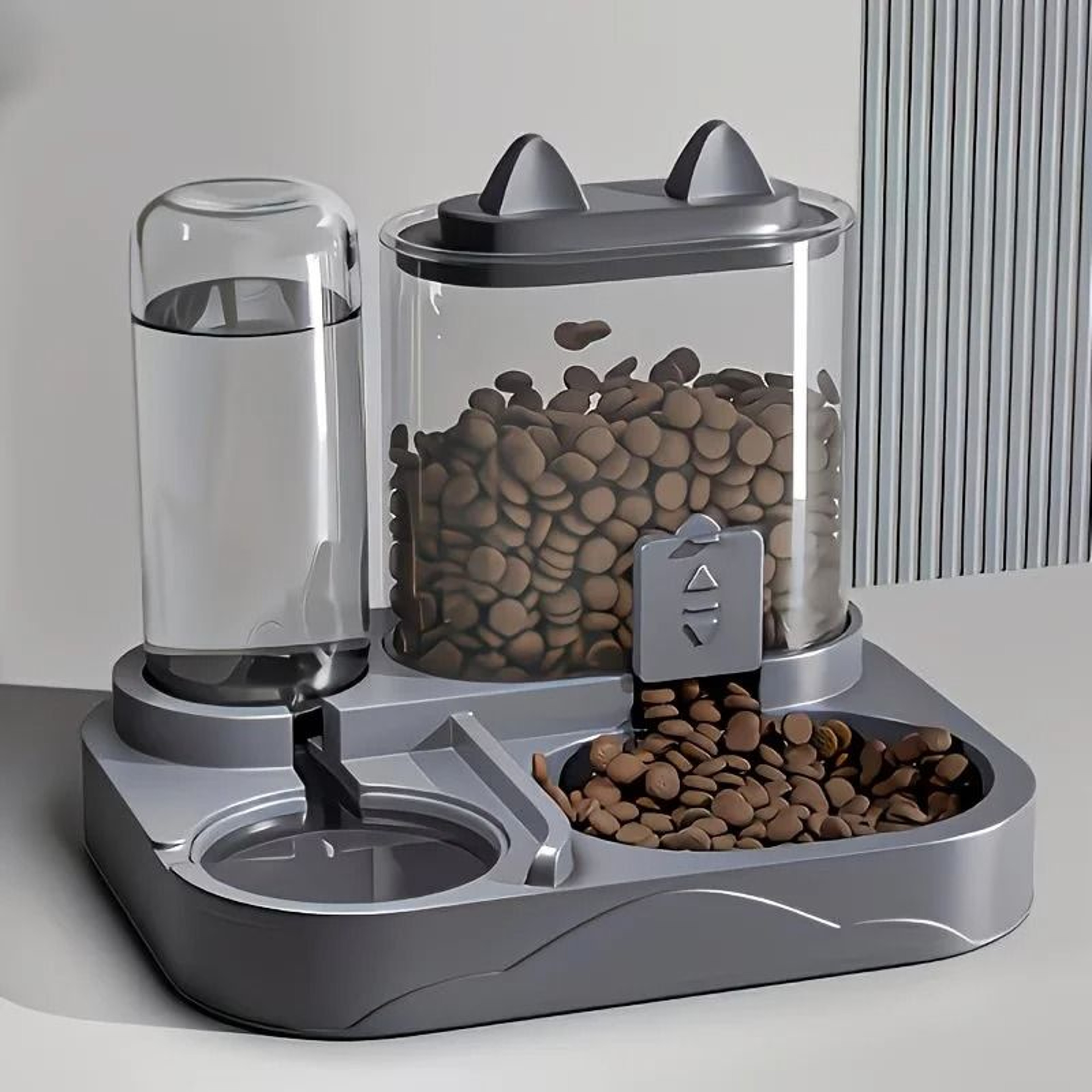 Large 2 In 1 Pet Feeder And Water Dispenser 9
