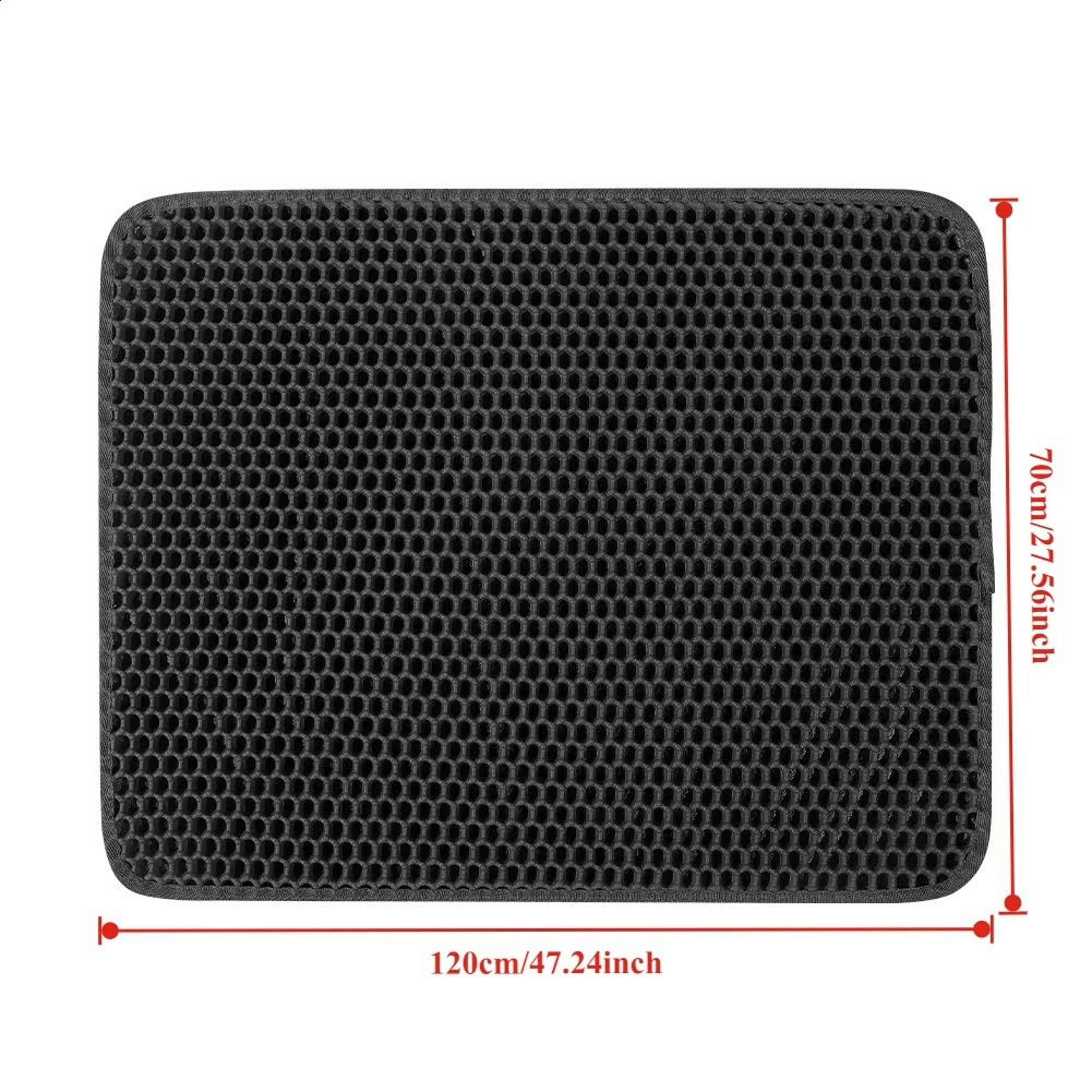 Large Waterproof Double Layer Cat Litter Mat For Clean Litter Box Floors 1