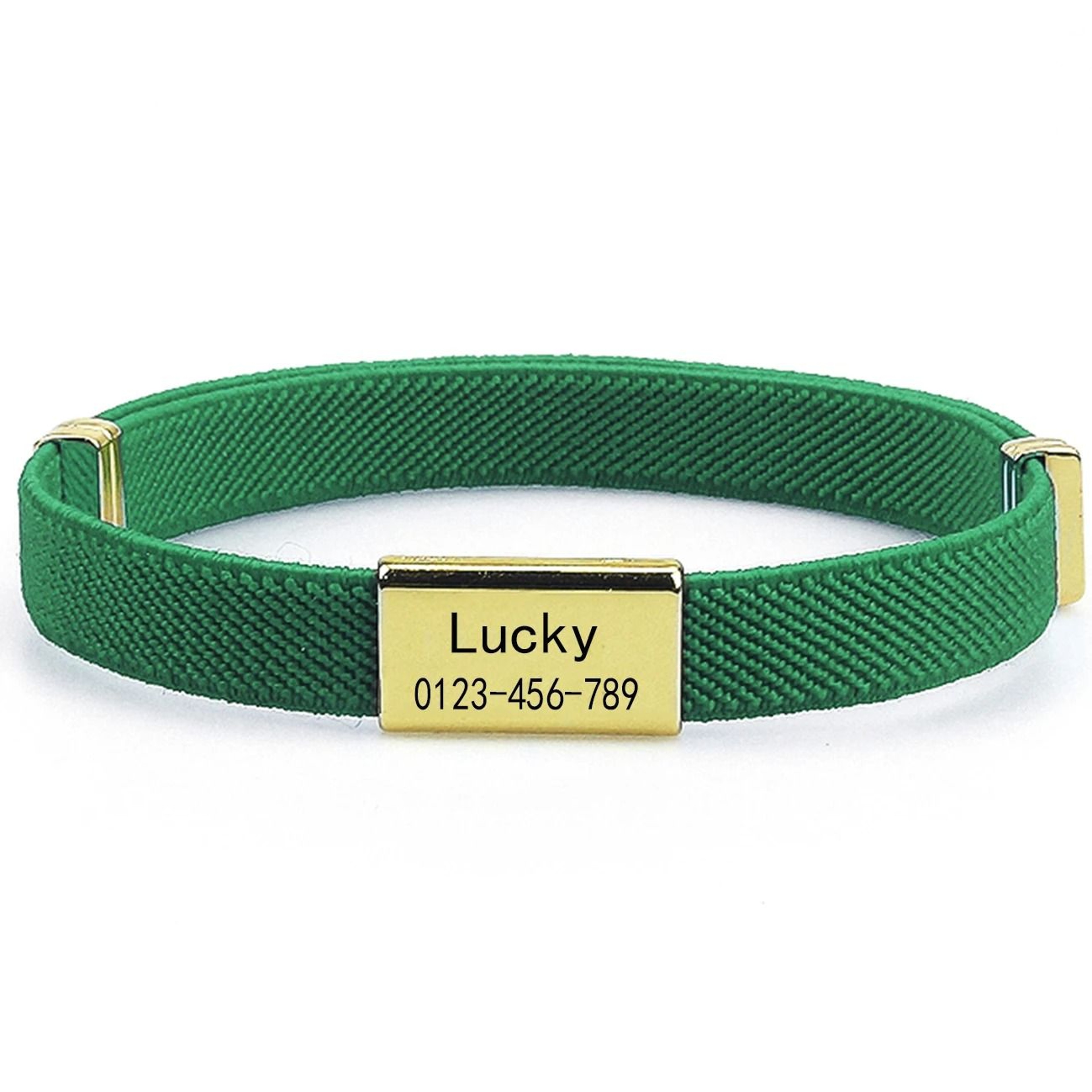 Custom Engraved Cat Collar With Breakaway Buckle And Adjustable Pet ID Tag 1