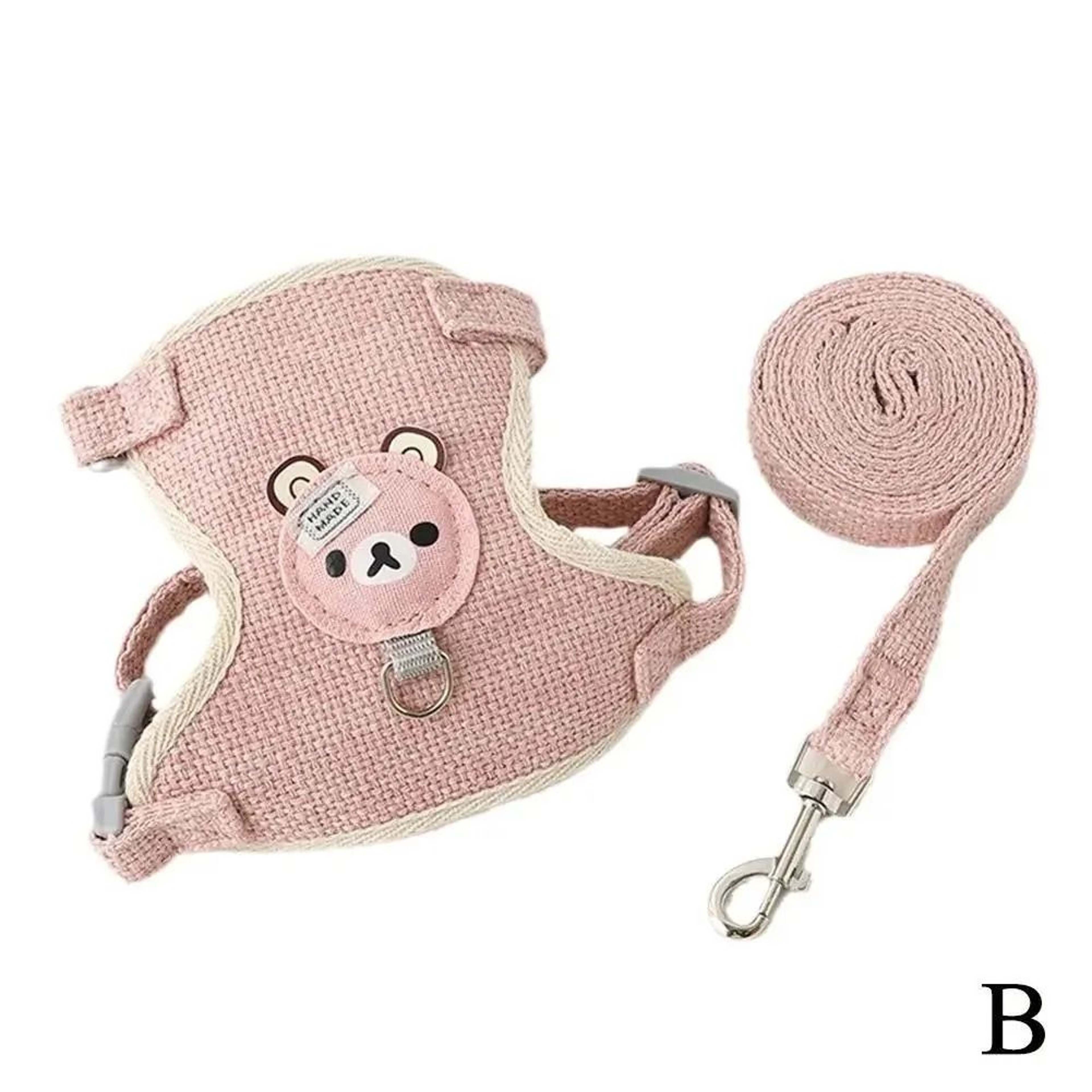 Adjustable Kitten Harness And Small Pet Collar For Safe Walks And Training 2