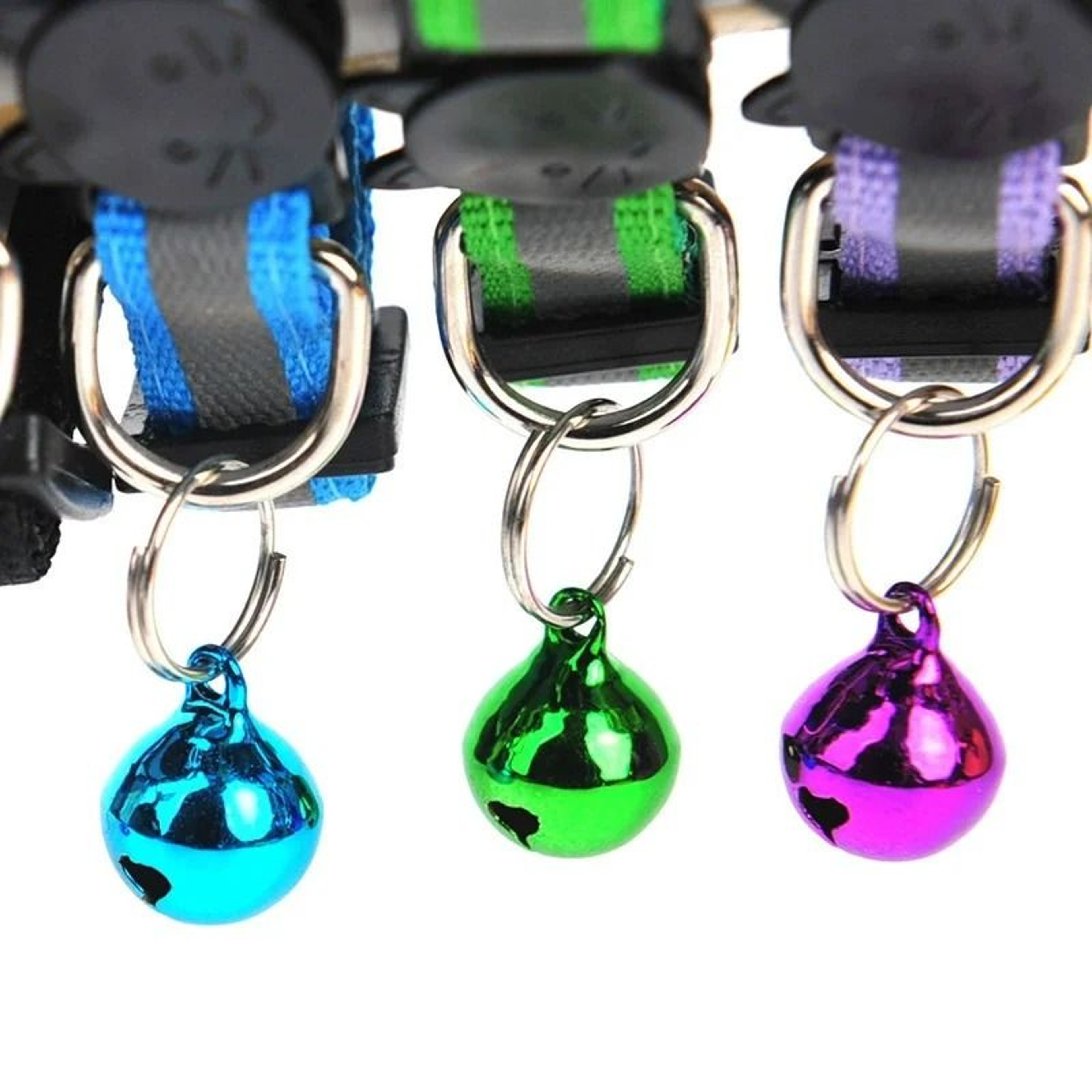 Reflective Adjustable Cat Collar With Bell For Small Dogs Kittens And Daily Wear 16