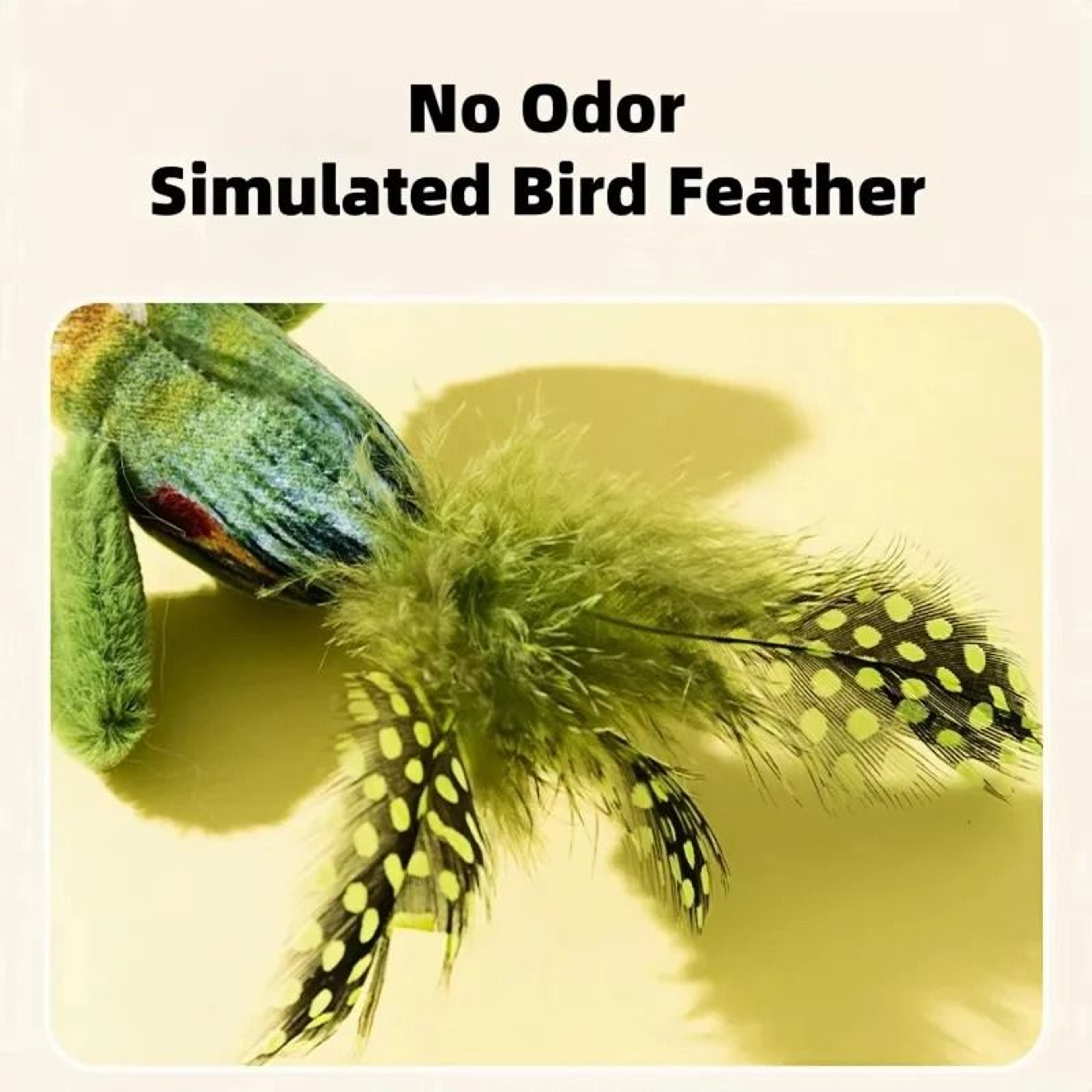 Realistic Bird Sound Catnip Plush Cat Toy For Indoor Kittens And Active Play 5