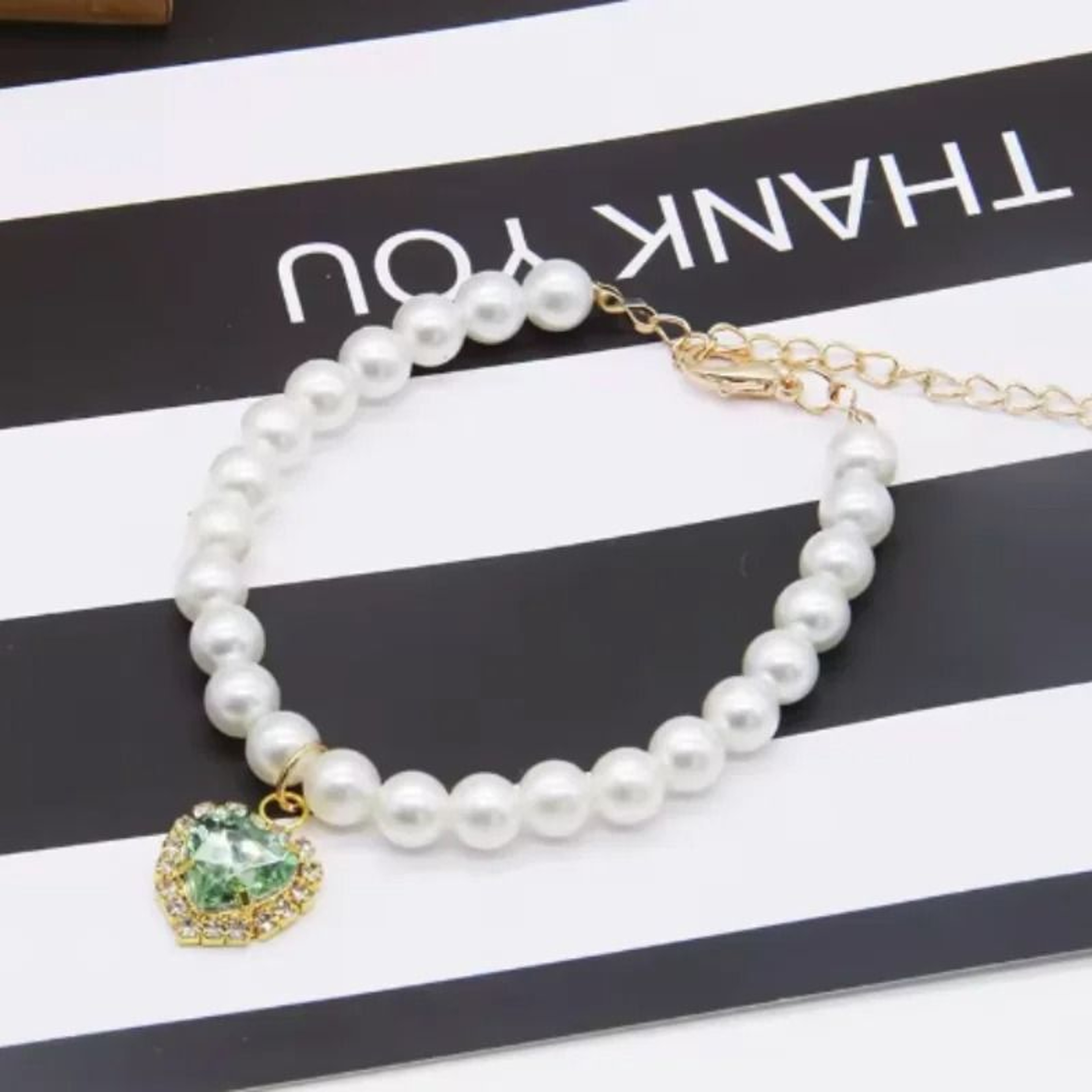 Adjustable Pearl Cat Collar Necklace For Kittens 9