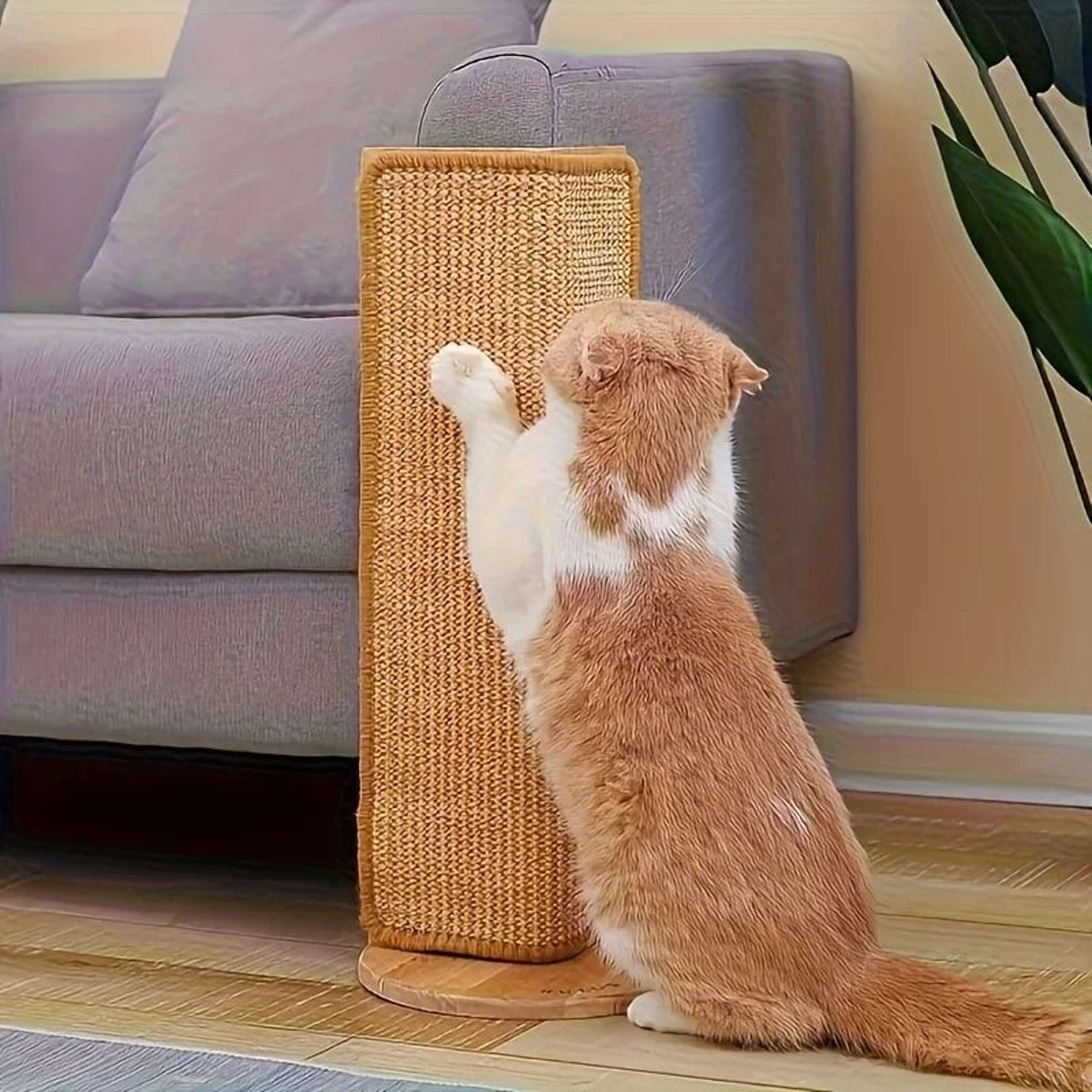 Sturdy Sisal Cat Scratching Post For Sofa Safe Nail Care And Furniture Protection Indoors 7