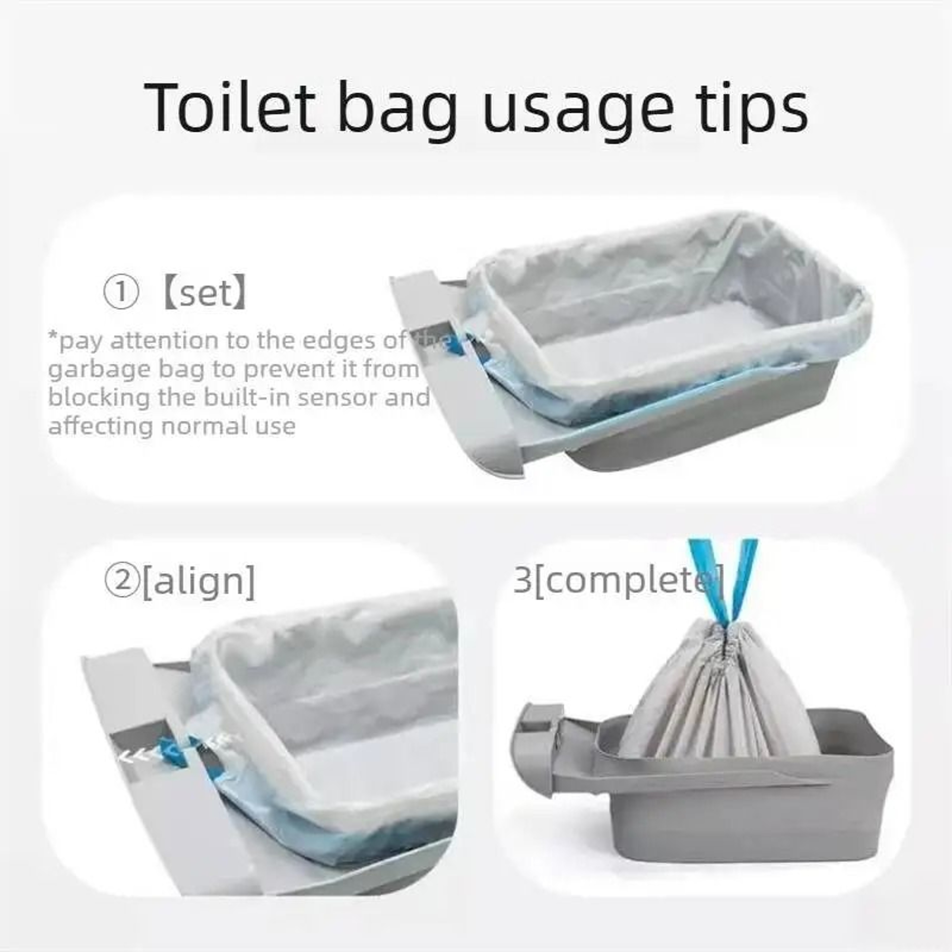 Neakasa M1 Drawstring Litter Box Liners Thick Leak Resistant Bags For Cleaner Waste Disposal 3