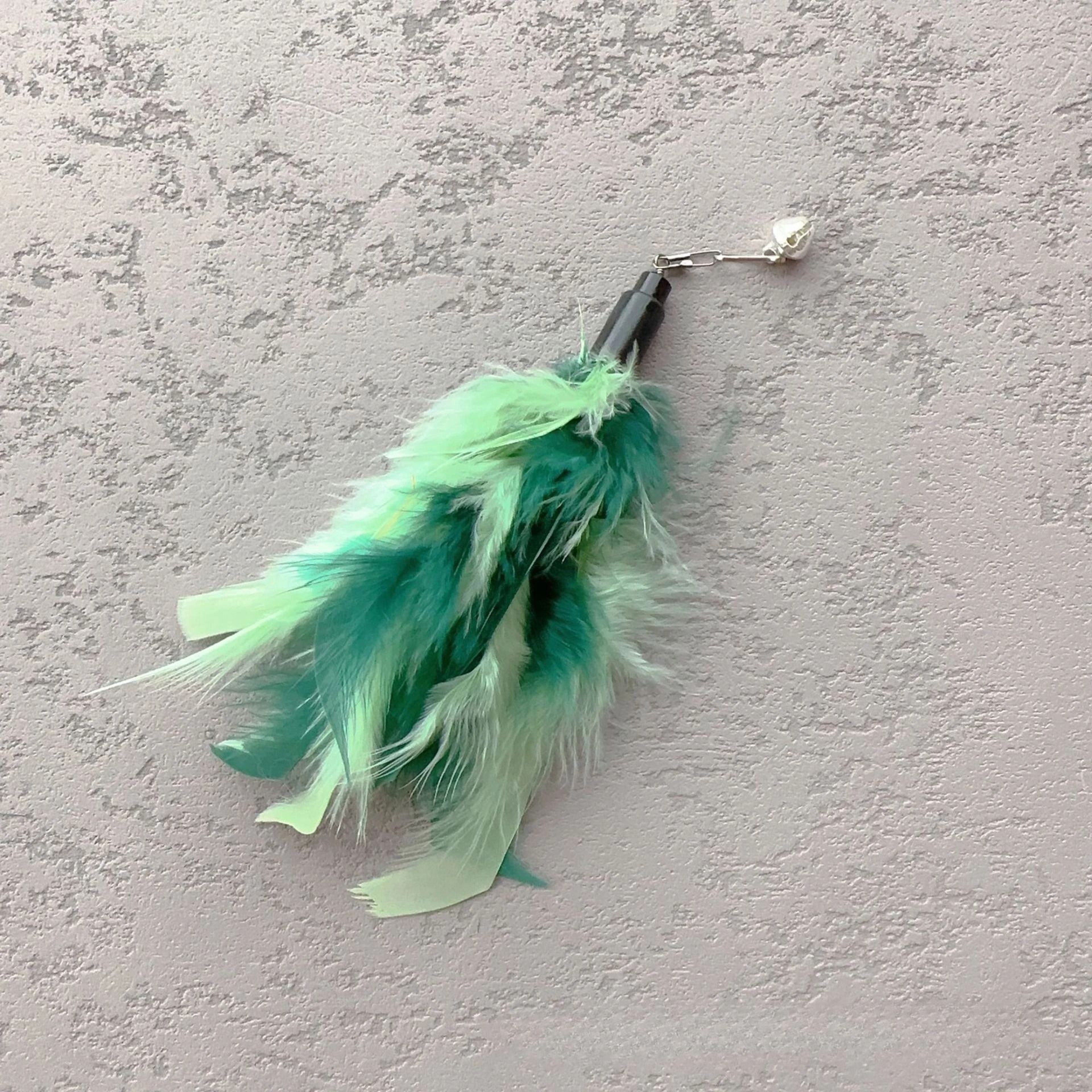 Small Feather Cat Toy Refill Set For DIY Teaser Stick Replacement And Kitten Play 5