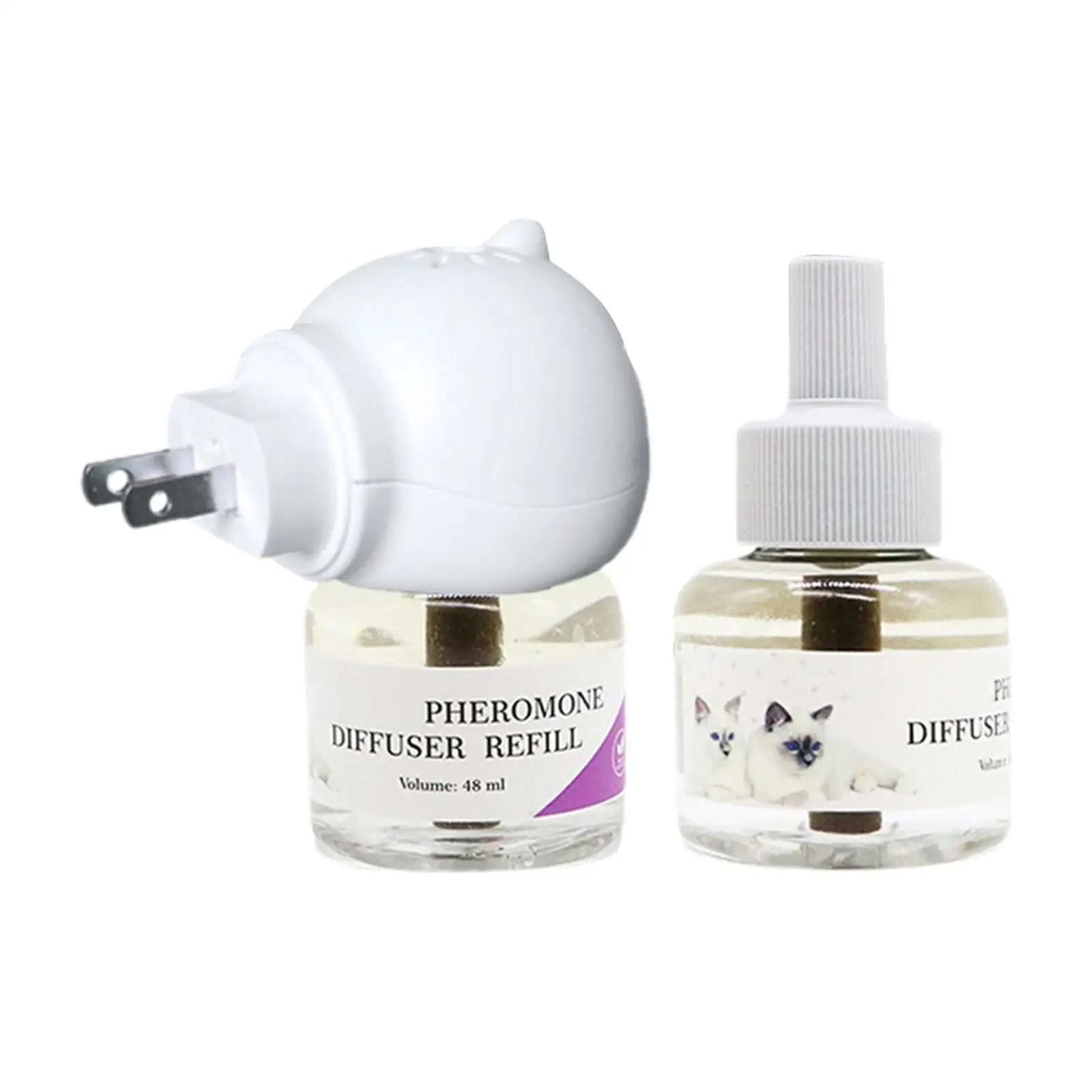 Long Lasting Cat Pheromone Diffuser Plug In For Stress Relief Travel And Kitten Comfort 0