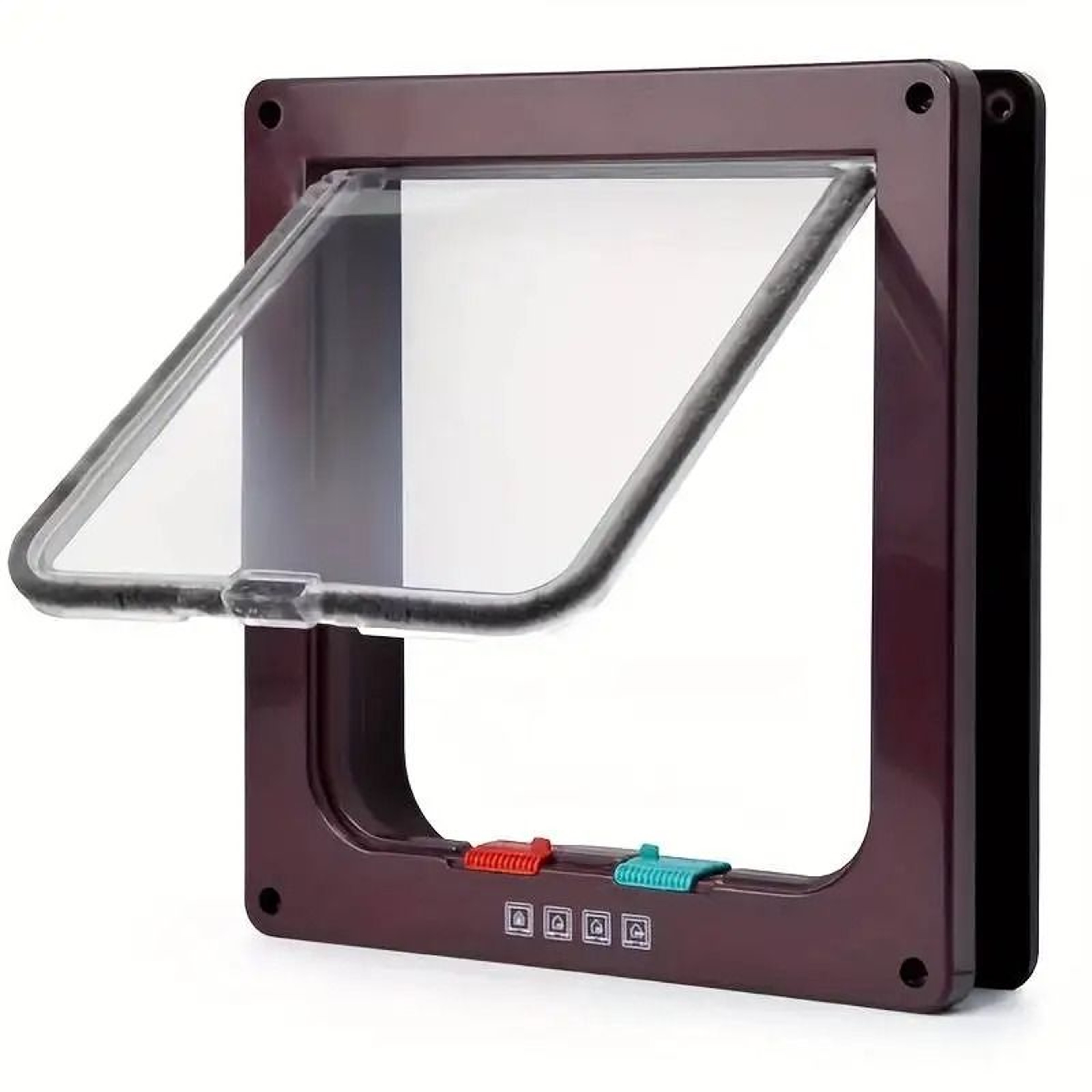 Weatherproof Cat Dog Door Flap With 4 Way Locking Security For Small Pets 3