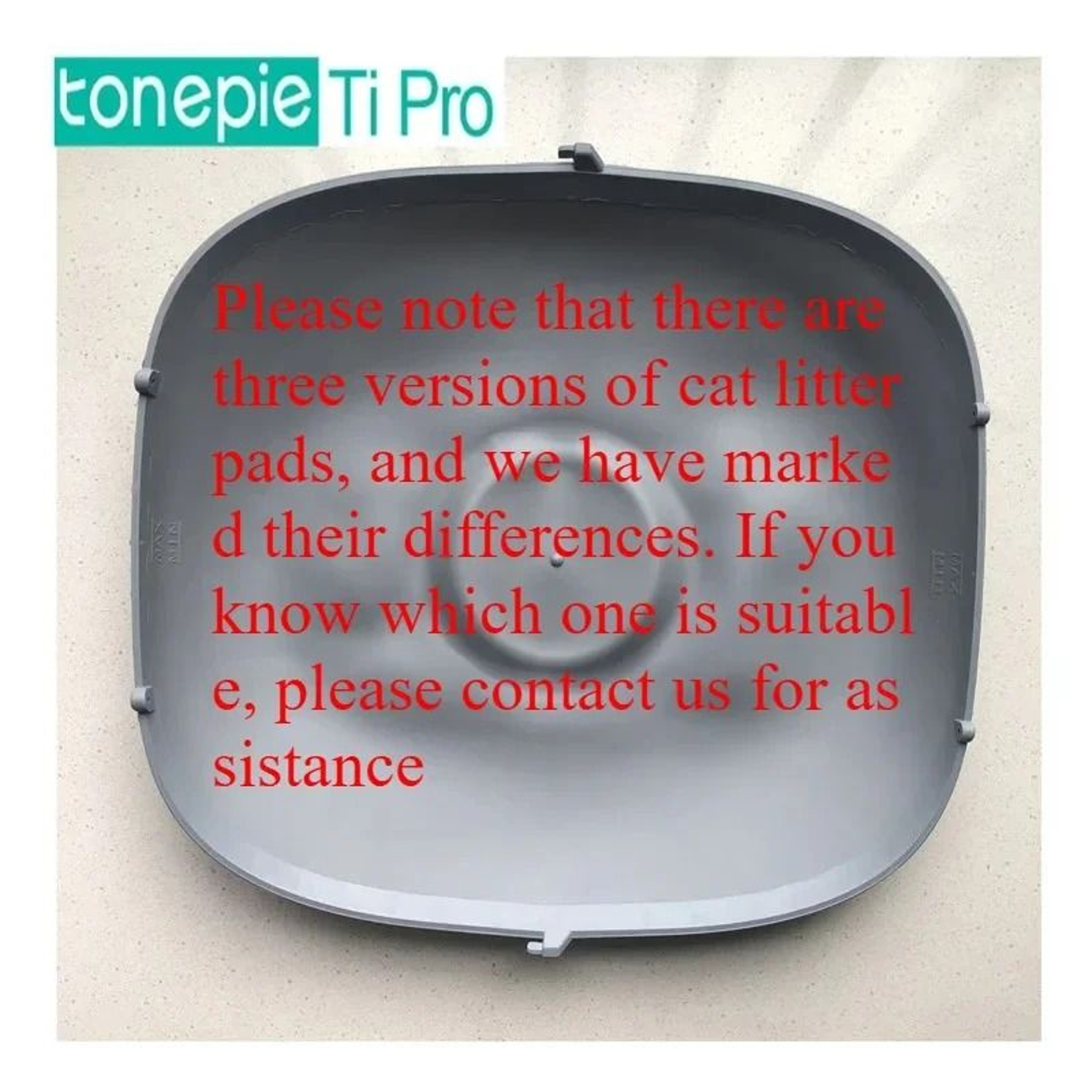Tonepie Ti Pro Silicone Pad Replacement For Automatic Cat Litter Box Bottom Capsule Tray 9
