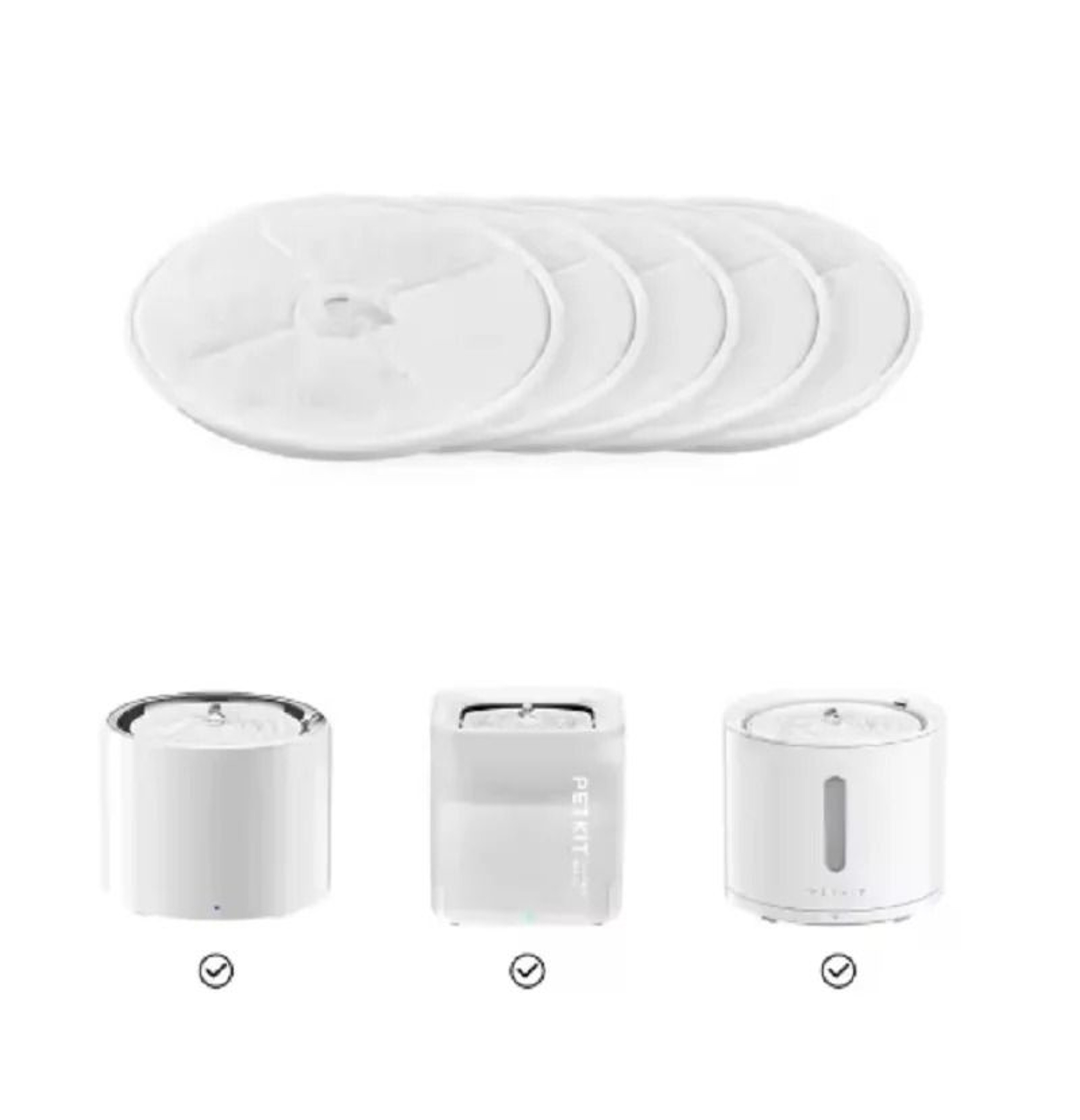Original PETKIT Filter 3 0 Five Piece Cat Water Fountain Replacement For Fresher Pet Hydration 5