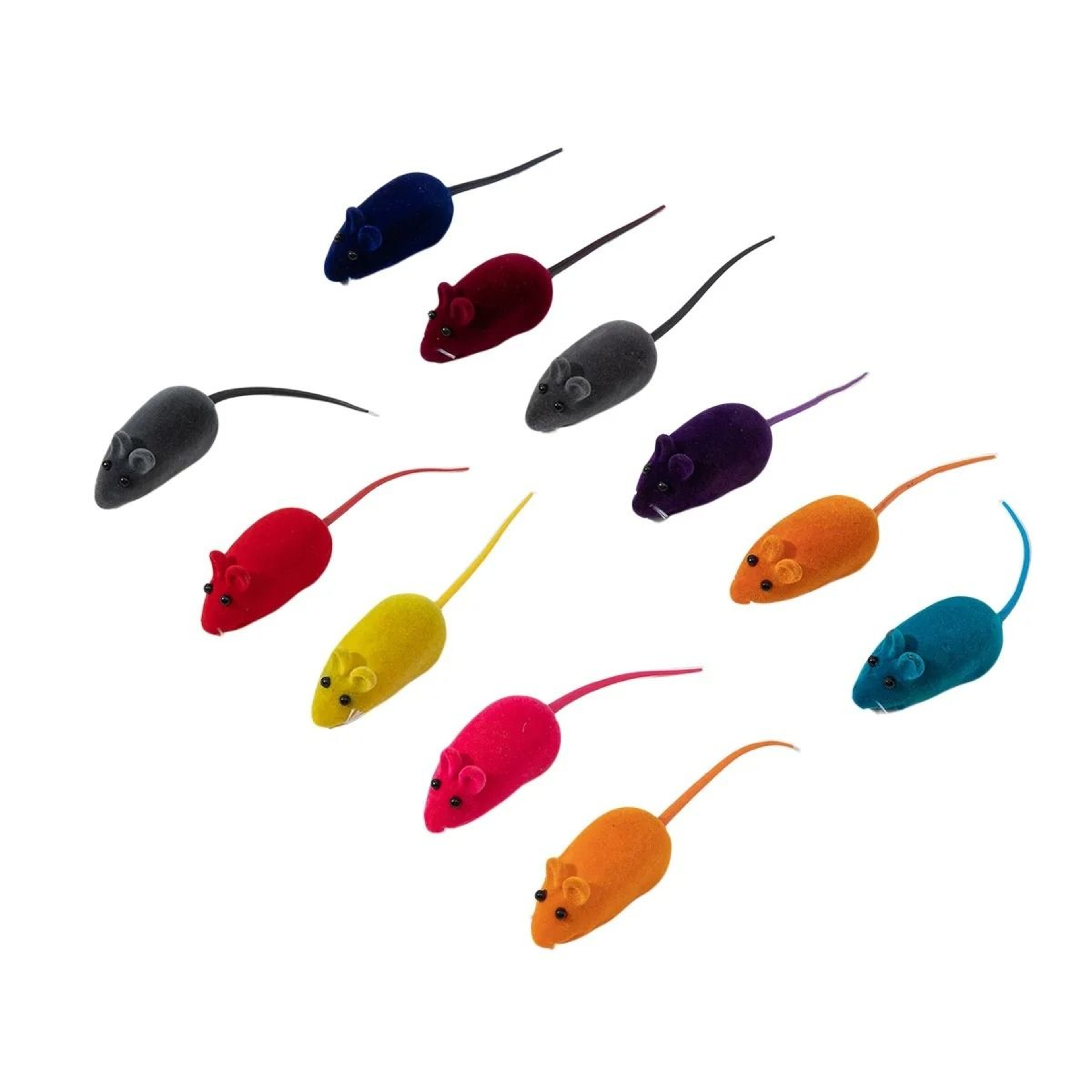Rubber Sound Mouse Cat Toy For Interactive Kitten Play 6