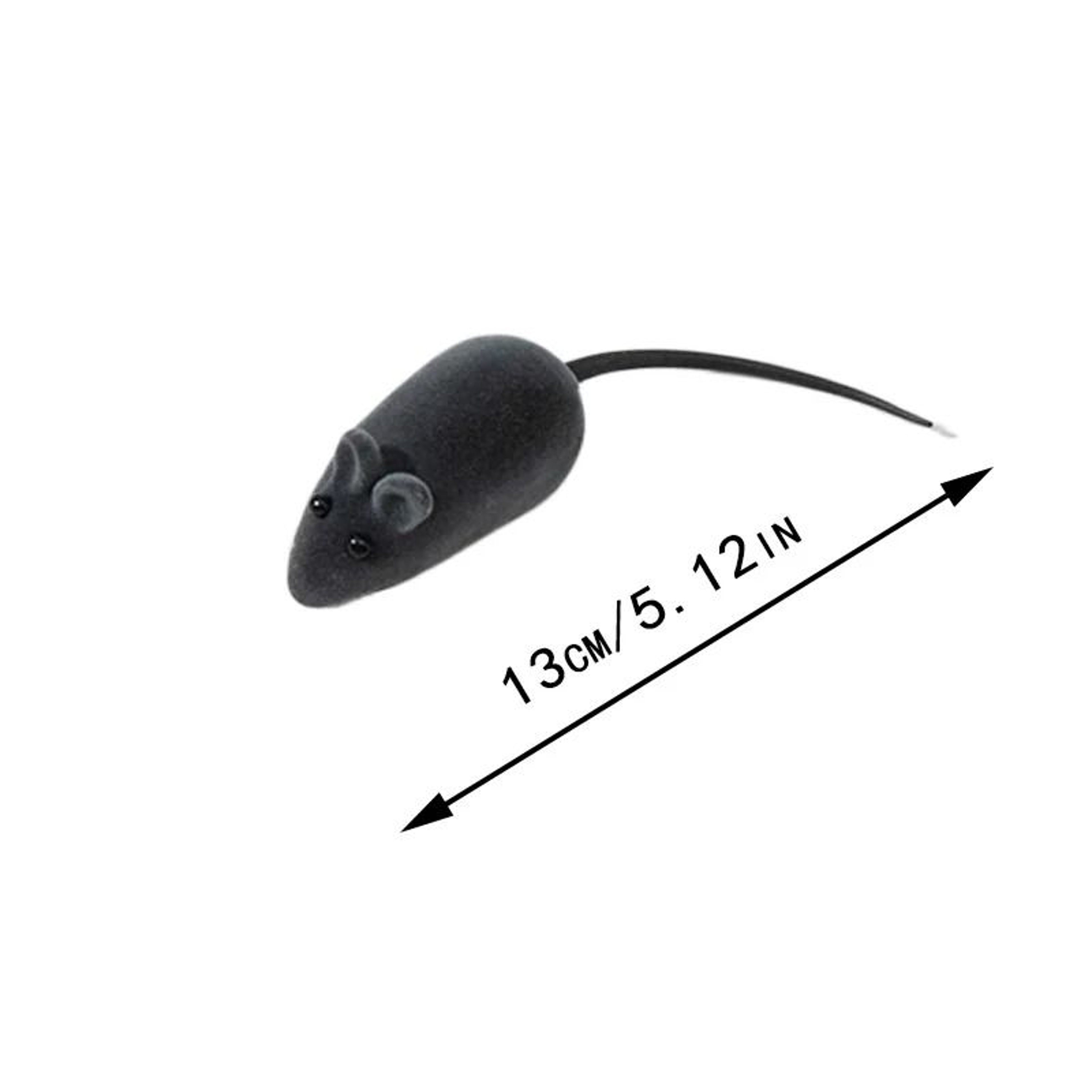 Rubber Sound Mouse Cat Toy For Interactive Kitten Play 4