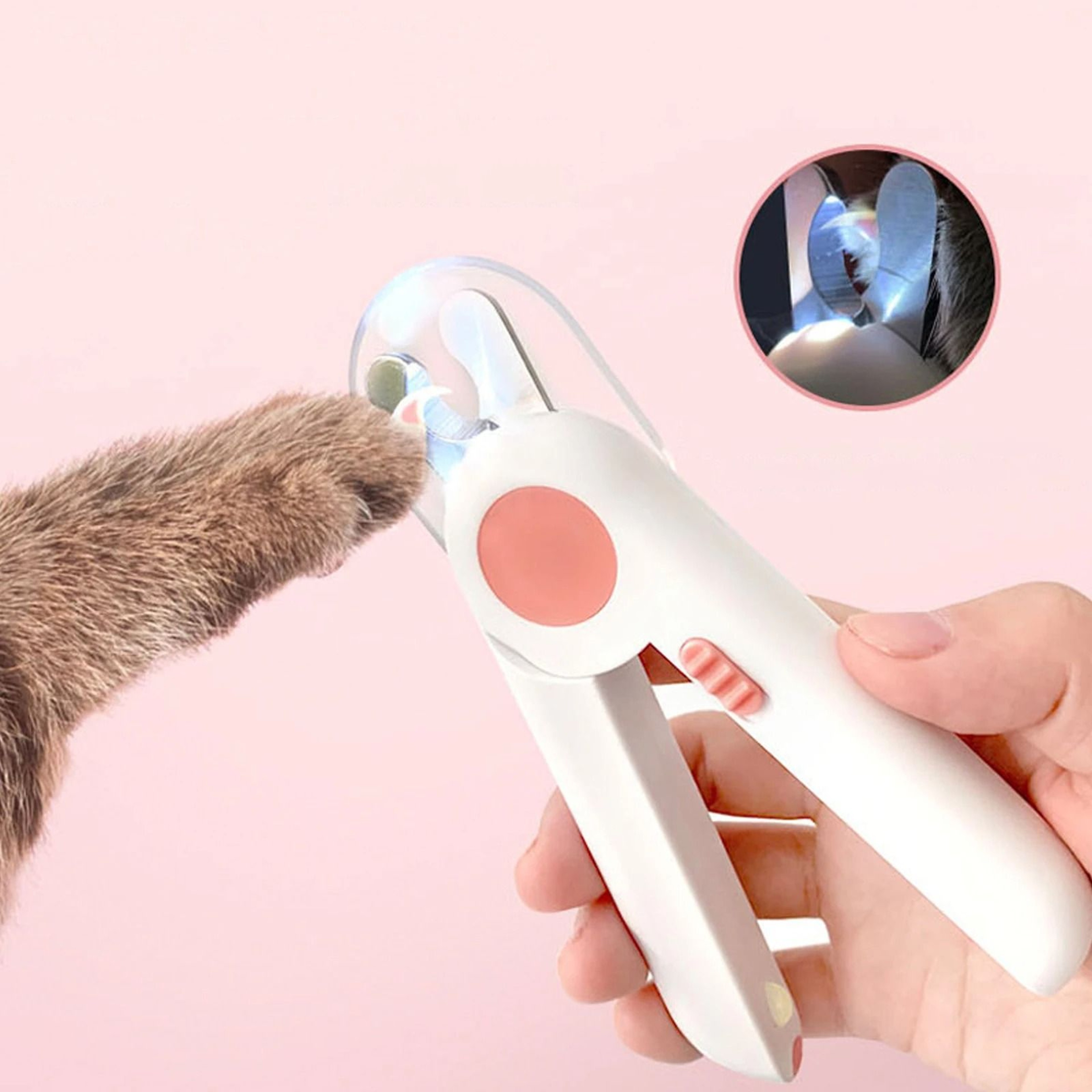 LED Pet Nail Clipper With File For Cats Dogs Puppies And Kittens 8