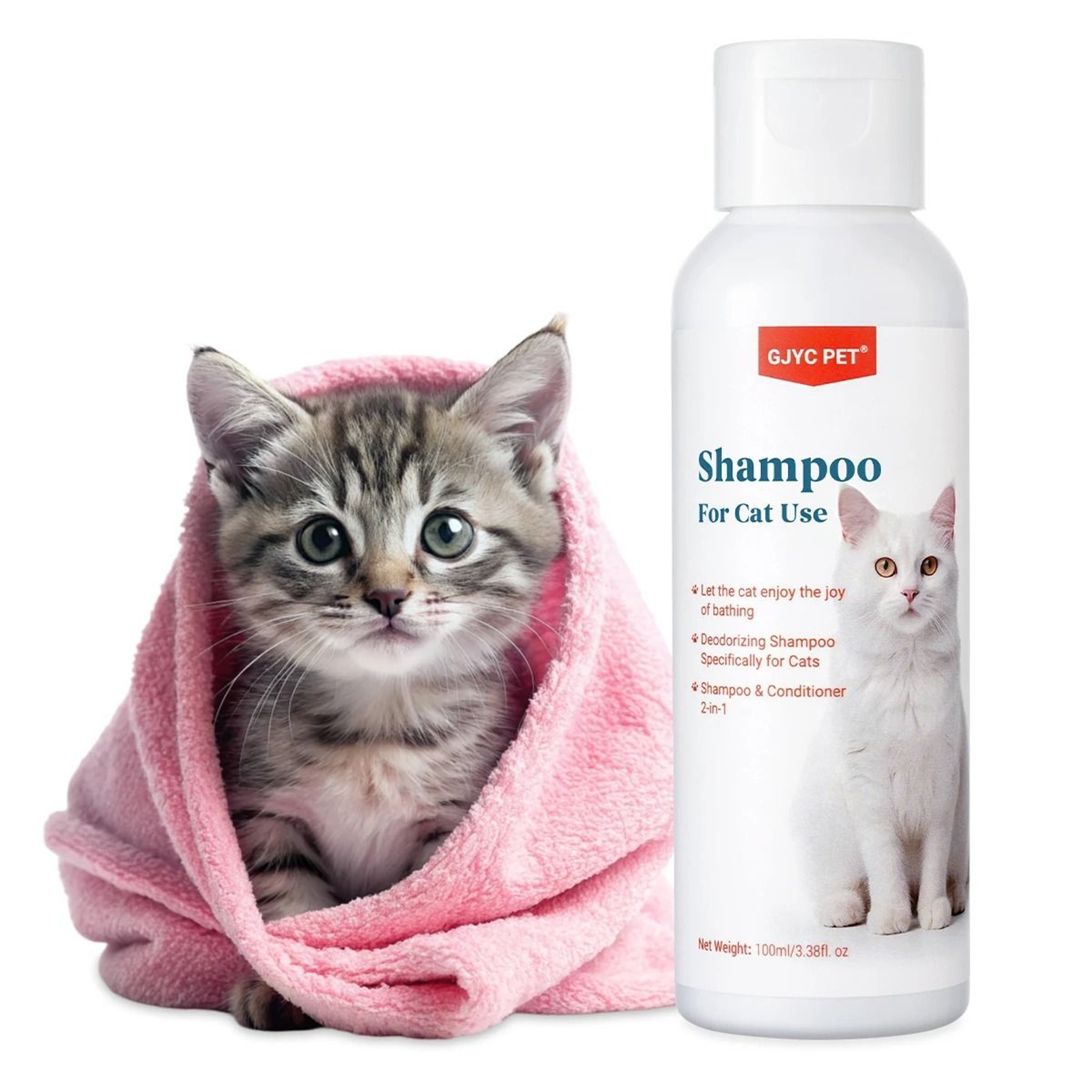 Gentle Mild Cat Shampoo For Moisturizing Deodorizing And Soft Shiny Fur Care 8