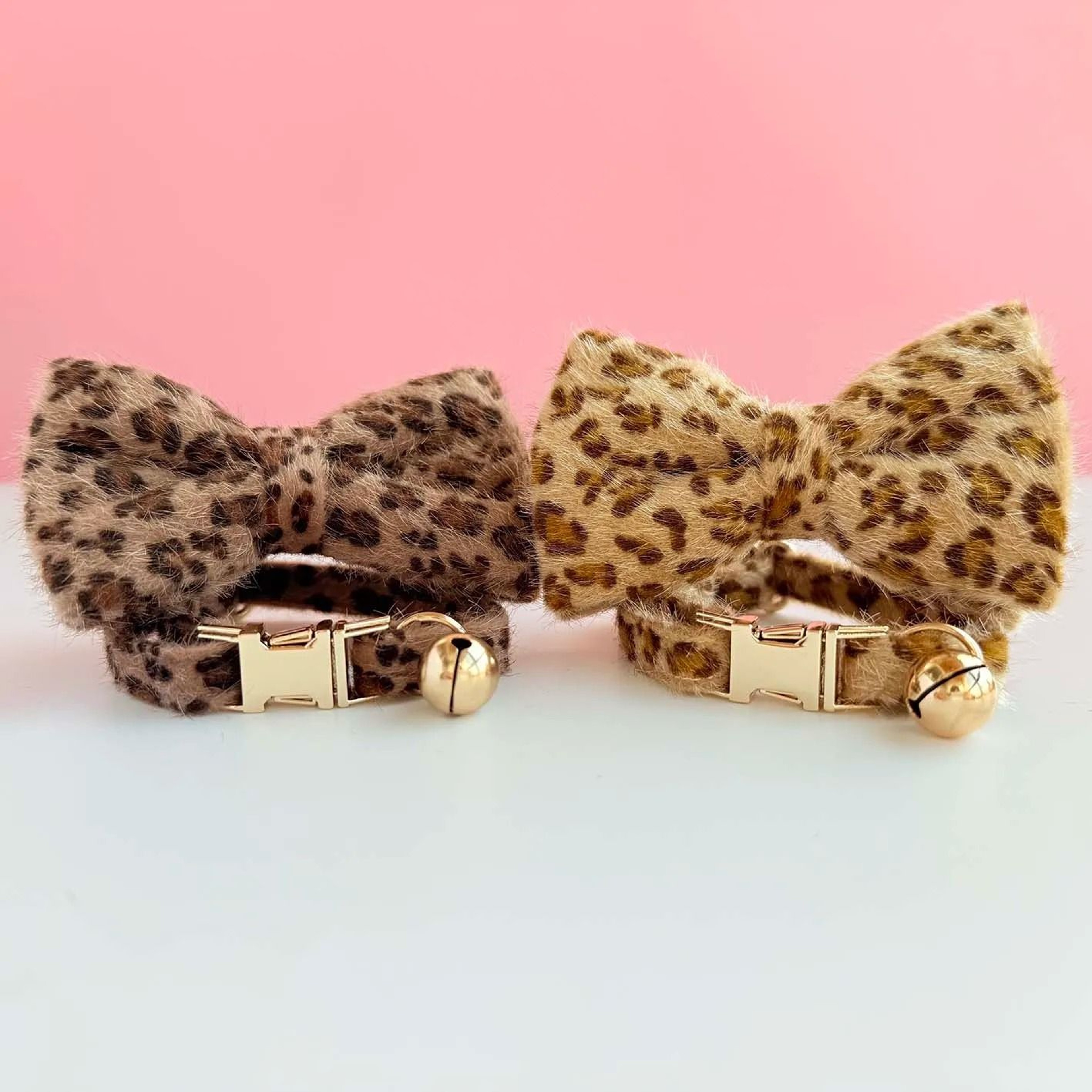 Personalized Leopard Print Cat Collar With Bell For Kittens Puppies And Small Pets 10