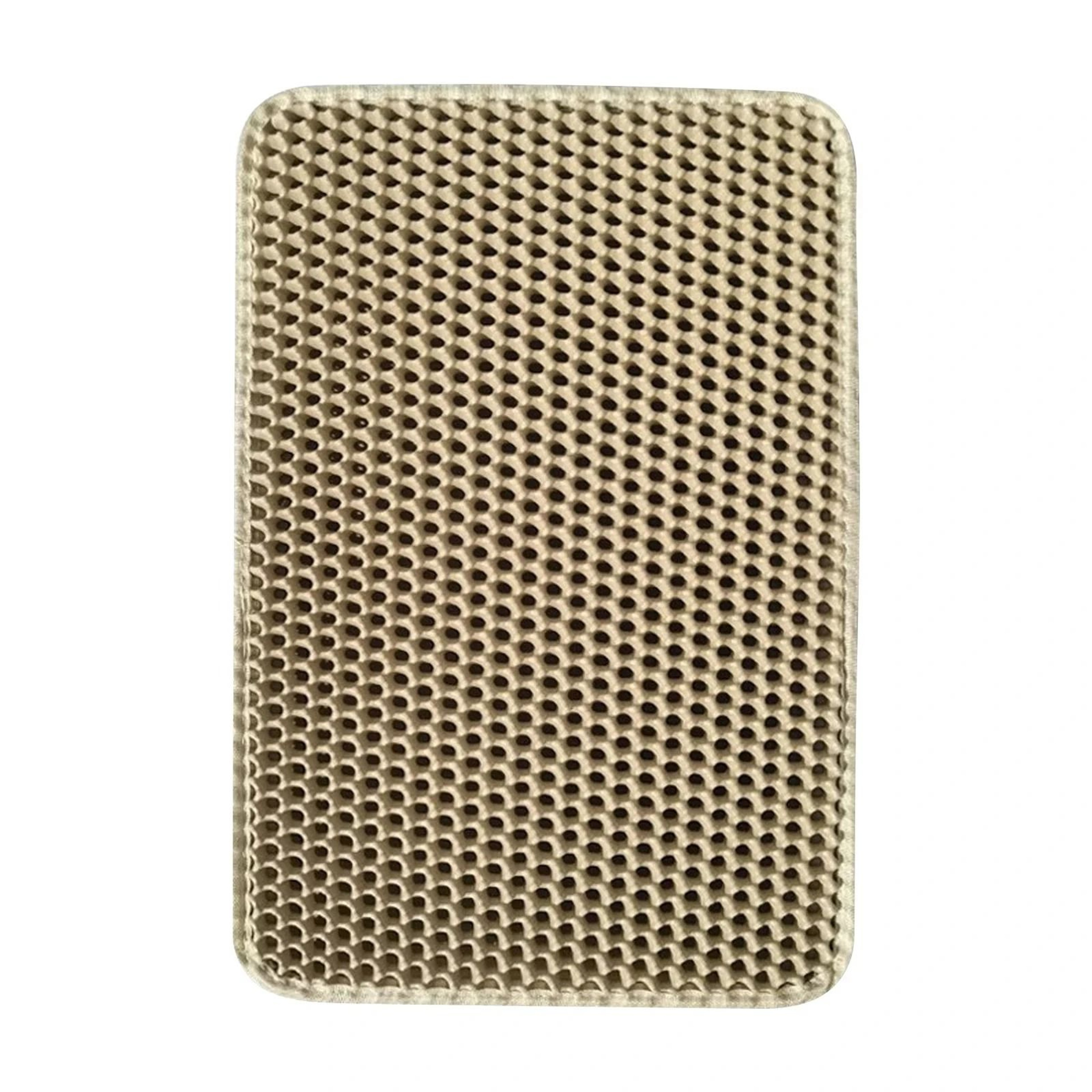 Large Waterproof Cat Litter Mat Double Layer Non Slip Litter Trapping Pad For Floors 2