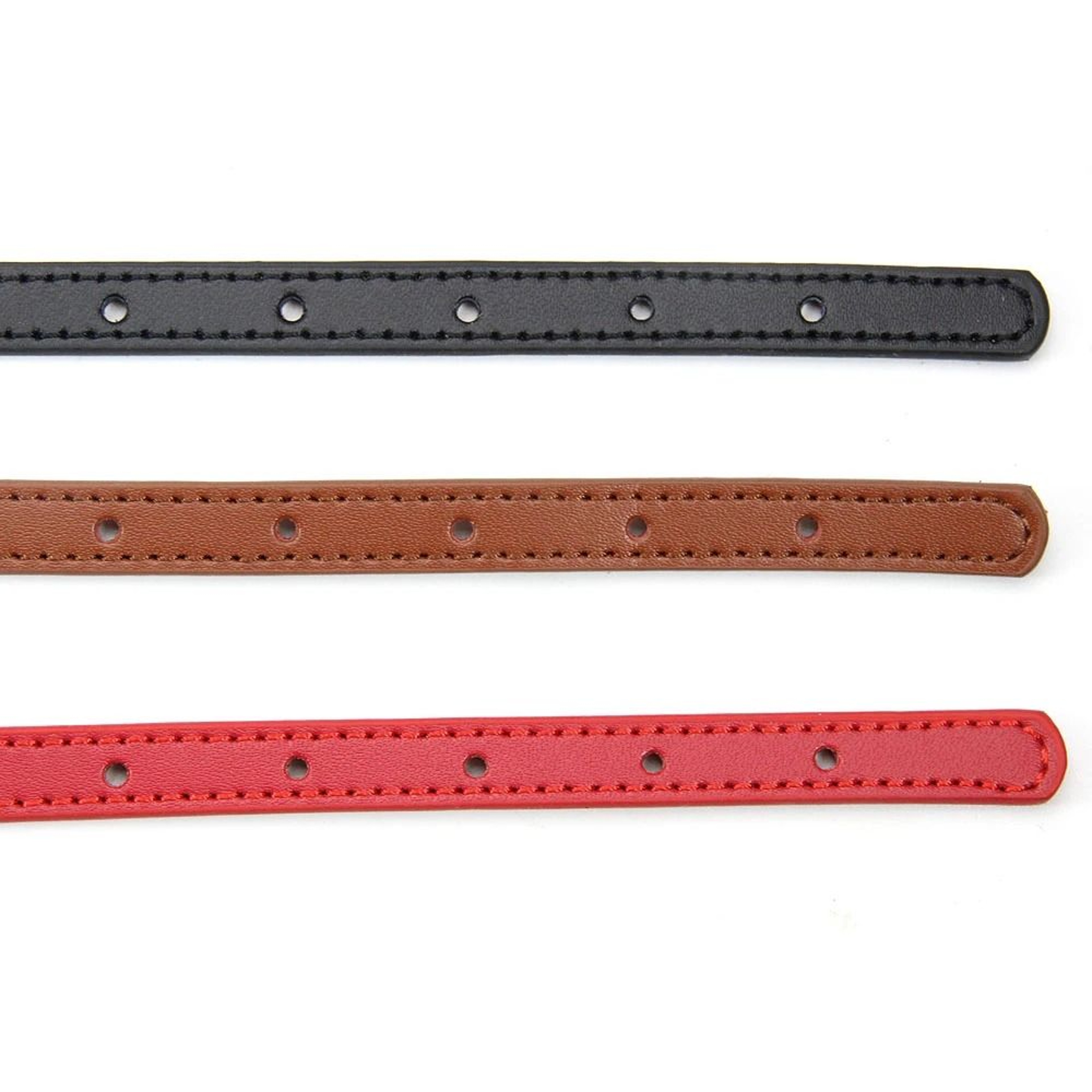 Soft Leather Cat Collar With Bell Adjustable Neck Strap For Kittens And Puppies 5