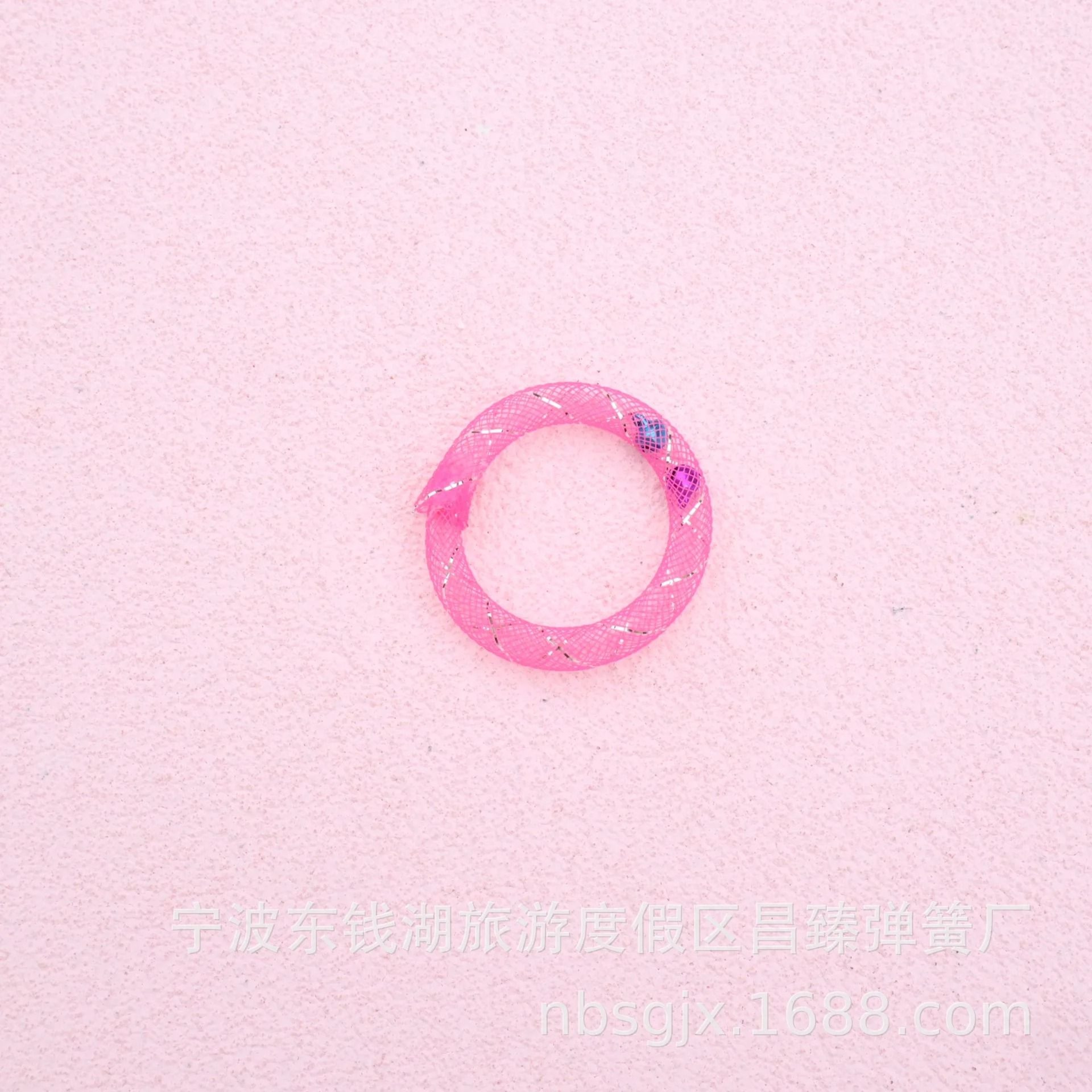 Donut Cat Toy With Bell Sound Bouncing Spring For Self Play And Kitten Fun 1