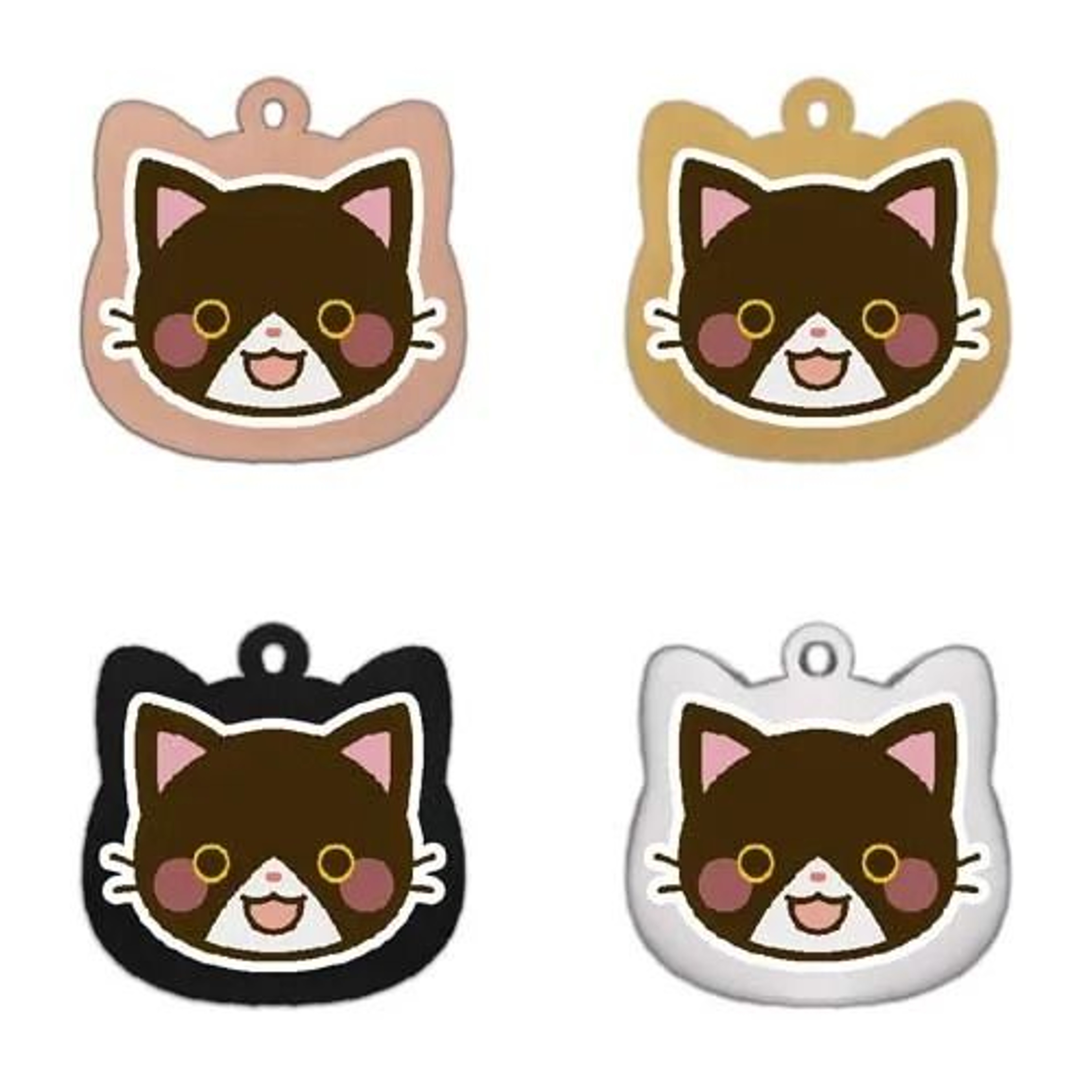 Personalized Cat Tag Stainless Steel Engraved Pet ID Pendant For Kittens And Cats 11