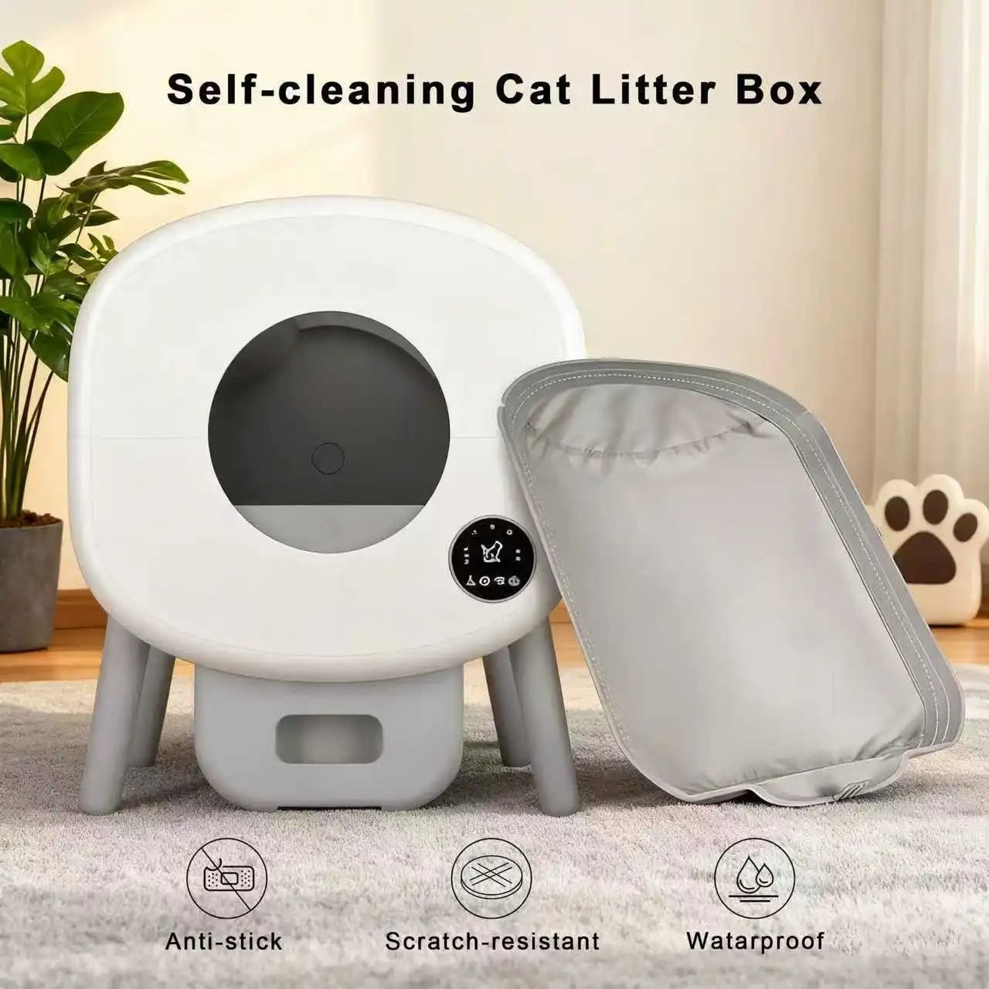 Automatic Litter Box Liner Soft Removable Fabric Mat For Smart Cat Litter Boxes 7