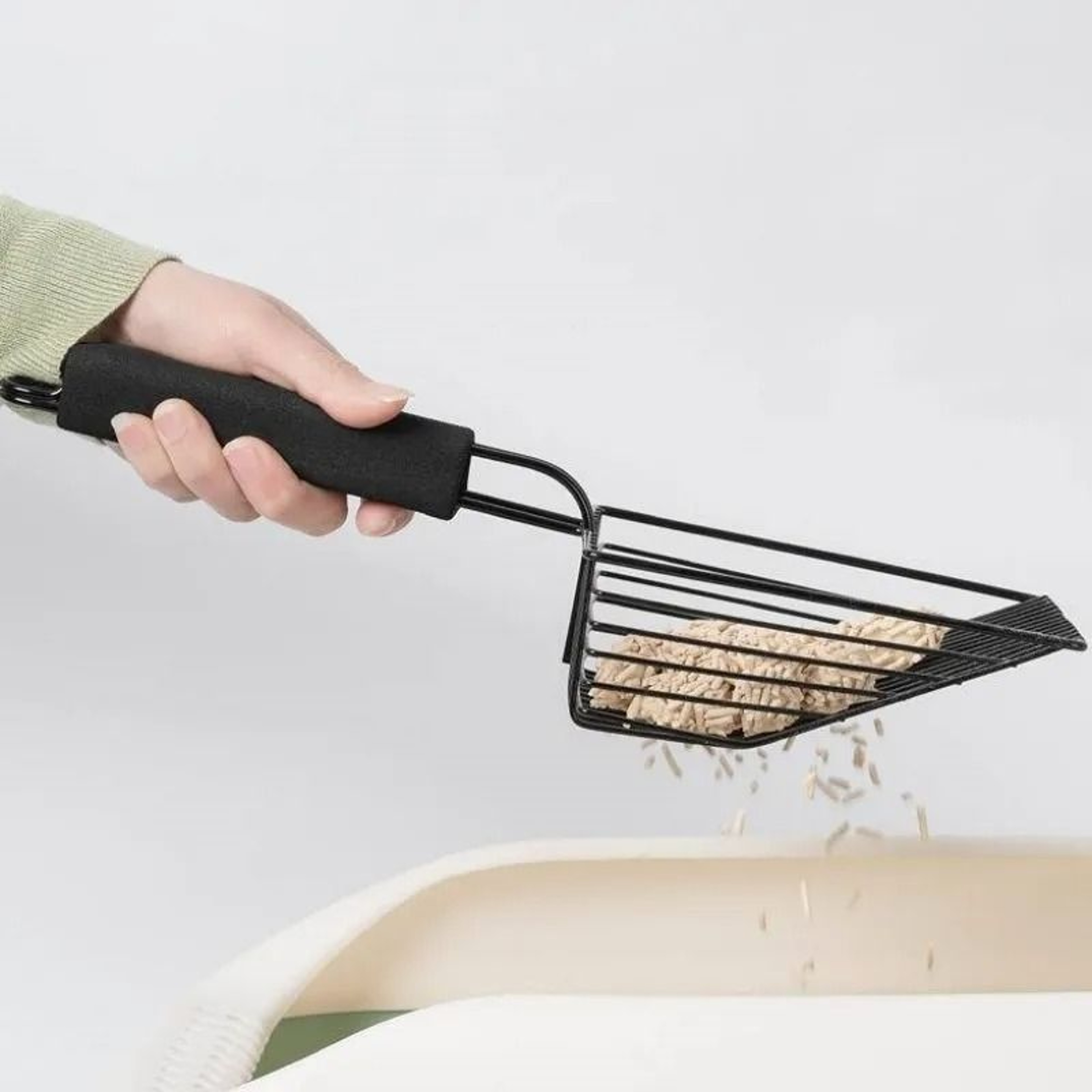 Metal Cat Litter Scoop Stainless Steel Shovel With Comfortable Handle For Easy Cleaning 6