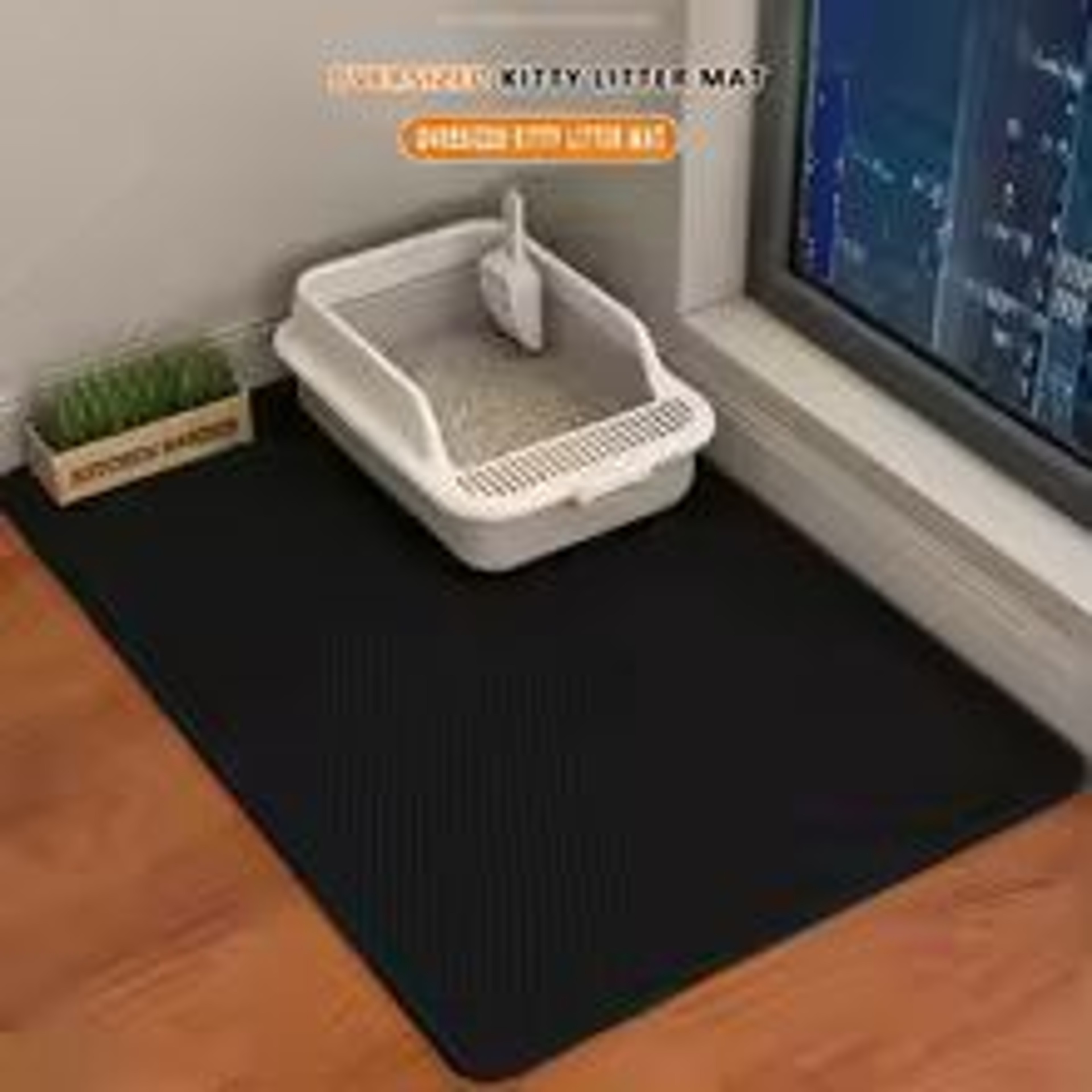 Waterproof Double Layer Cat Litter Mat With Non Slip Washable Design 3