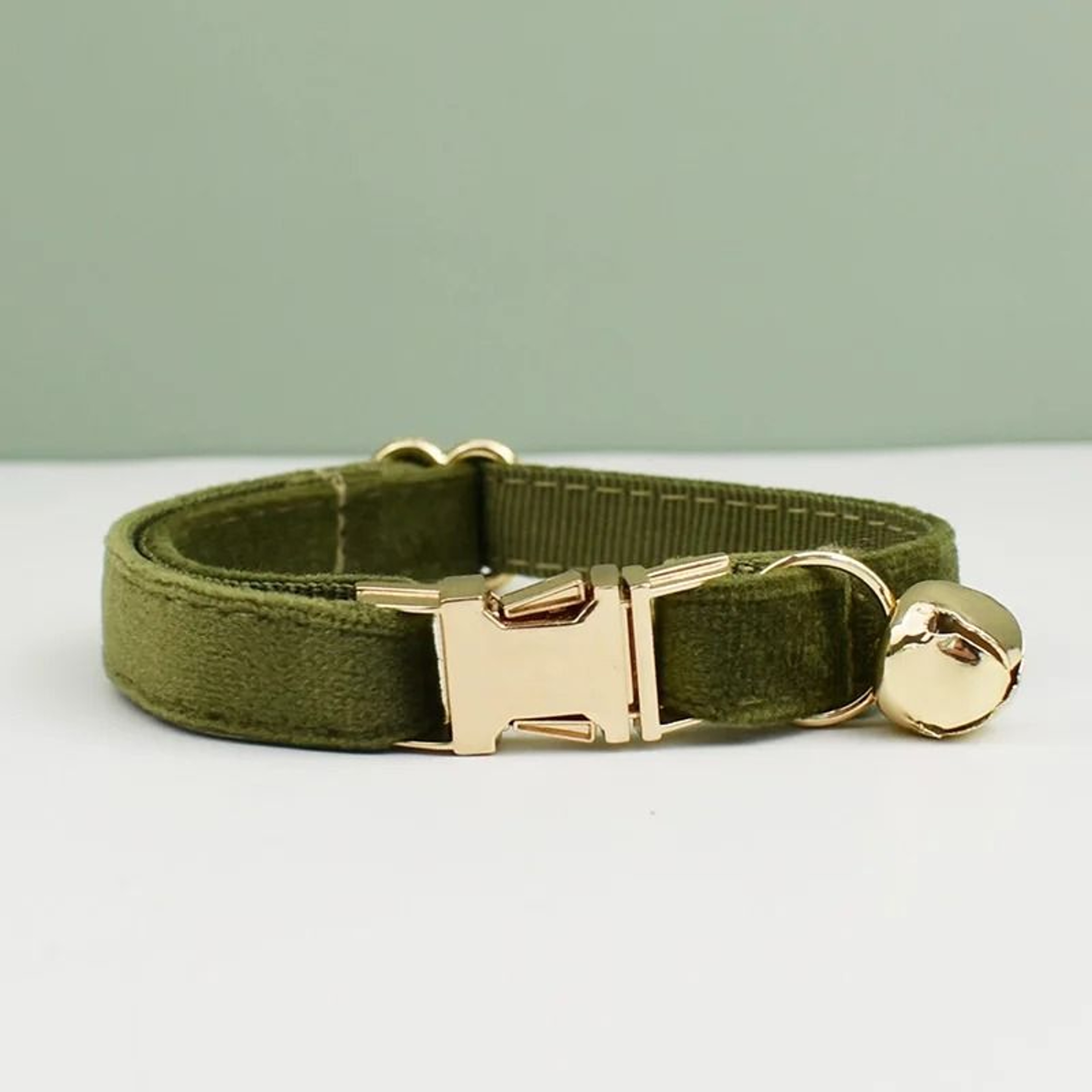 Velvet Bow Cat Collar Personalized Adjustable Collar With Bell For Cats And Kittens 1