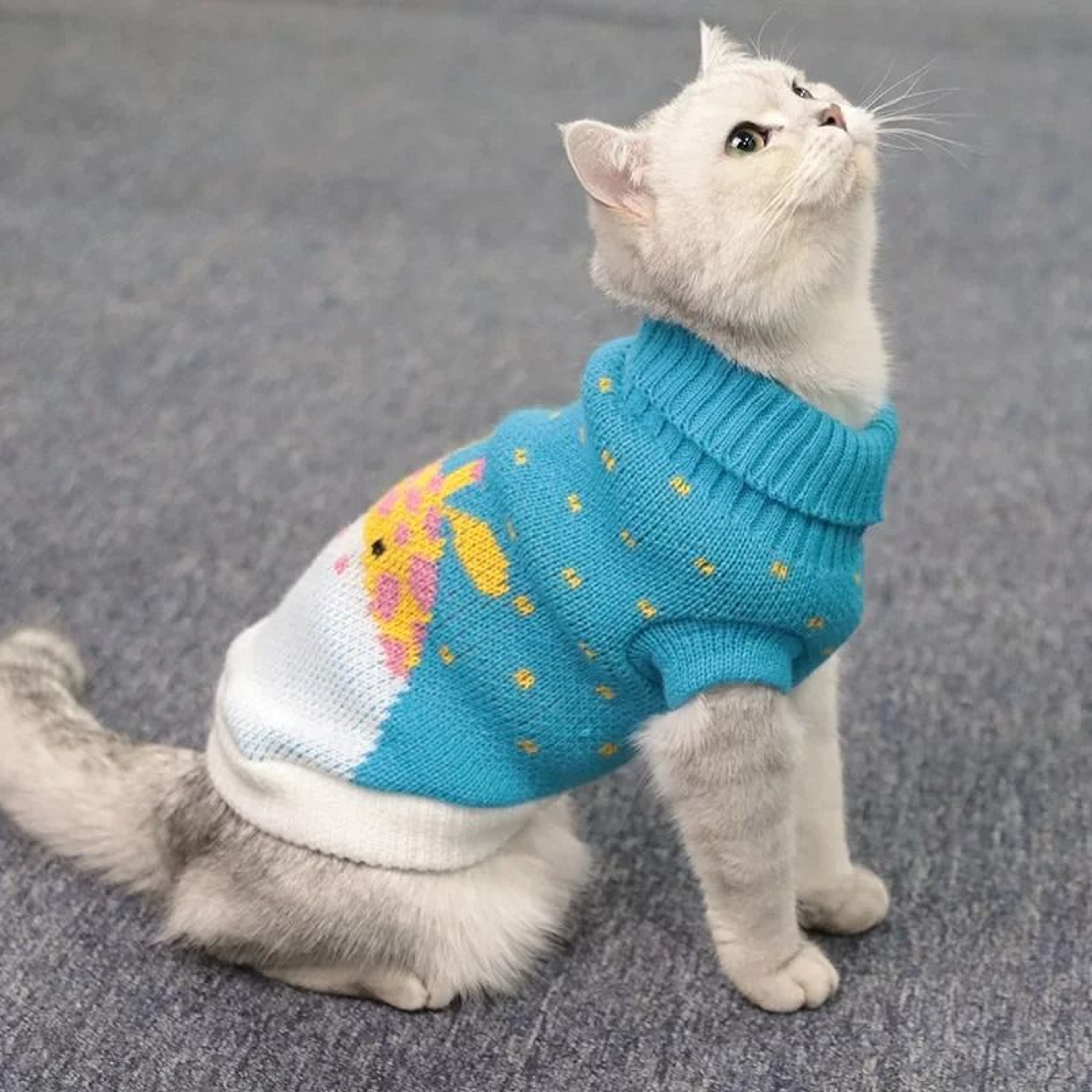 Warm Sphynx Cat Sweater Vest Soft Winter Pullover Clothes For Cats And Kittens 0