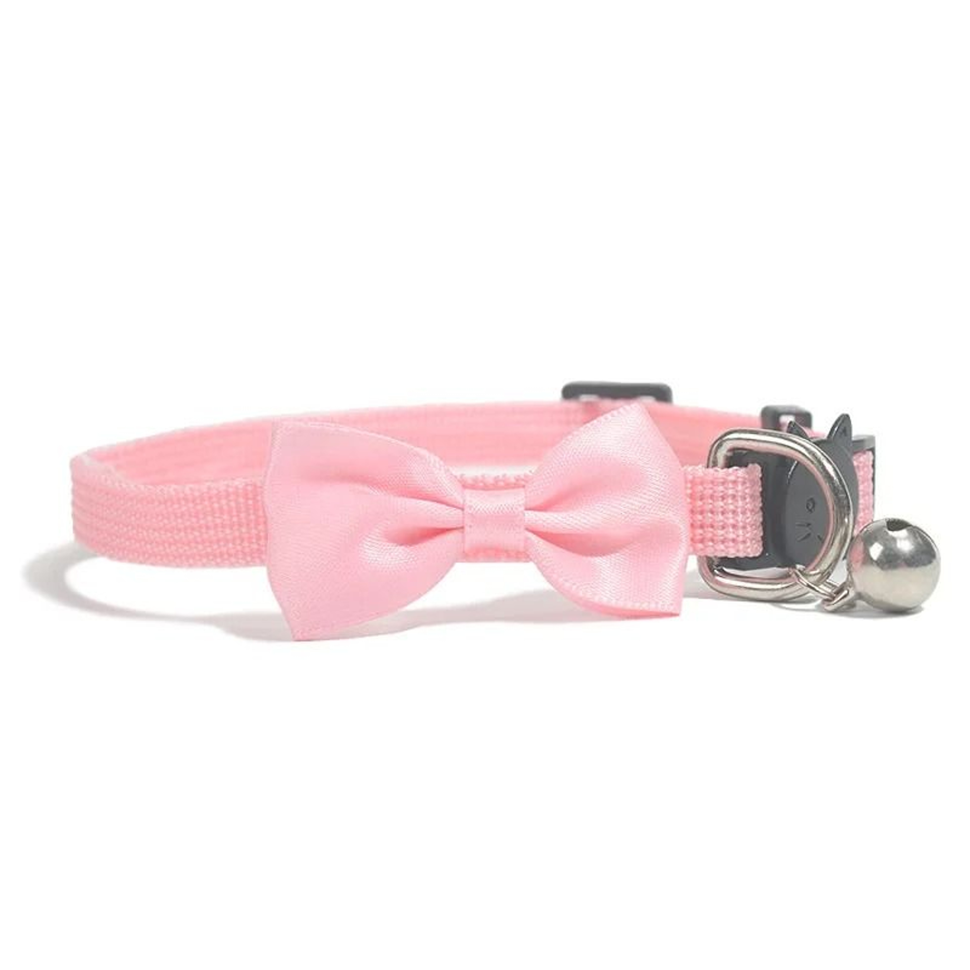 Adjustable Bow Cat Collar With Bell For Cute Pet Styling 10