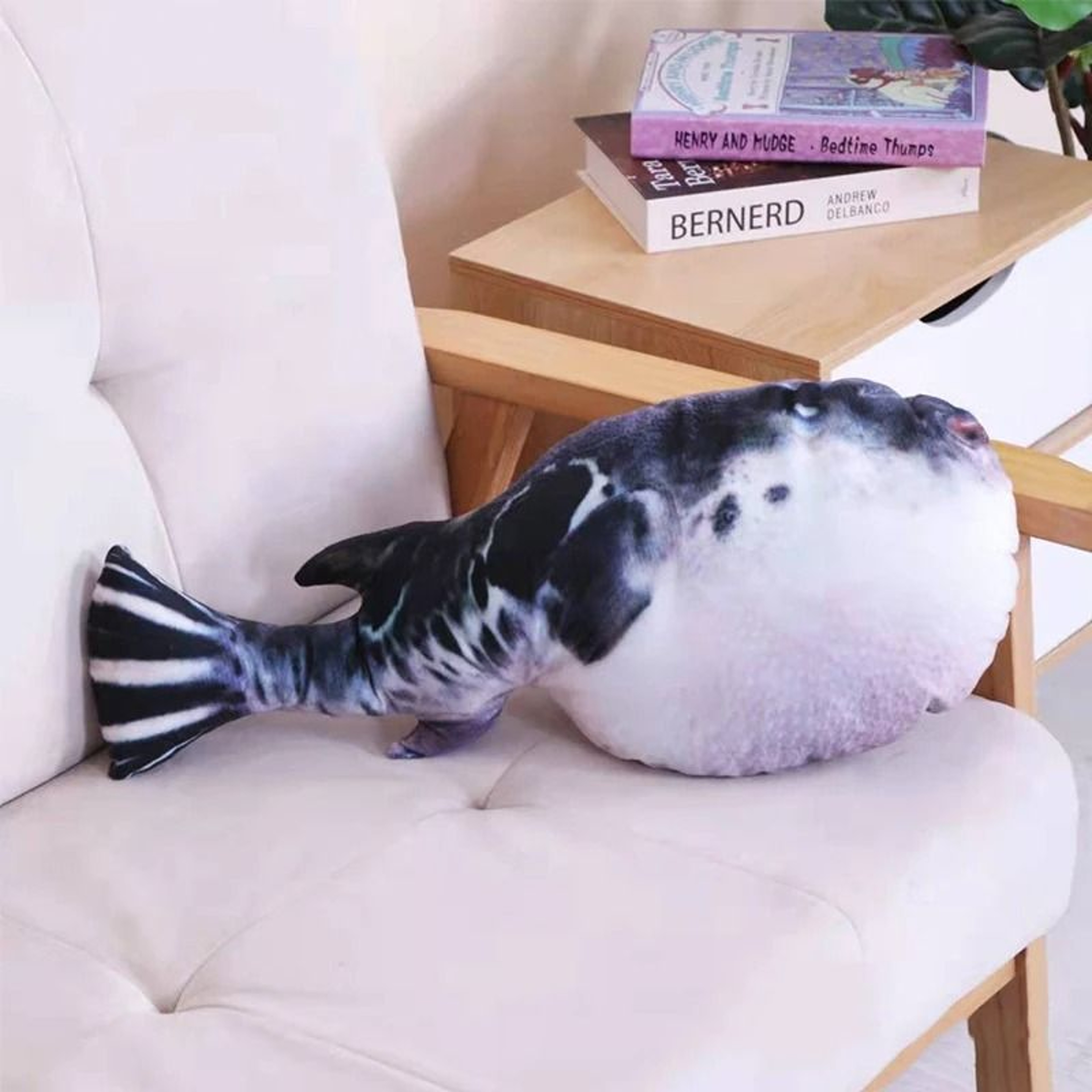 Plush Catnip Fish Toy For Interactive Kitten Play 1