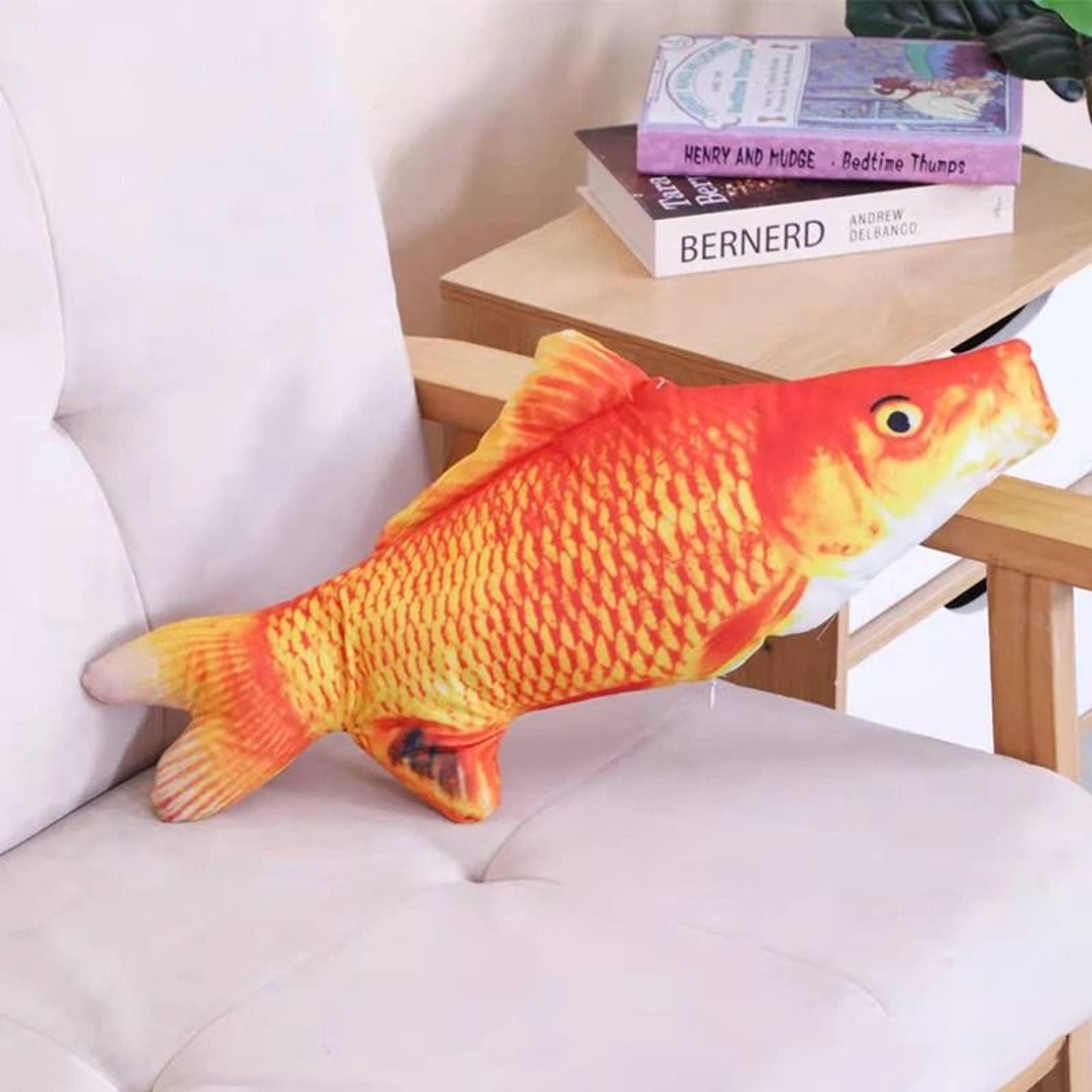 Plush Catnip Fish Toy For Interactive Kitten Play 10