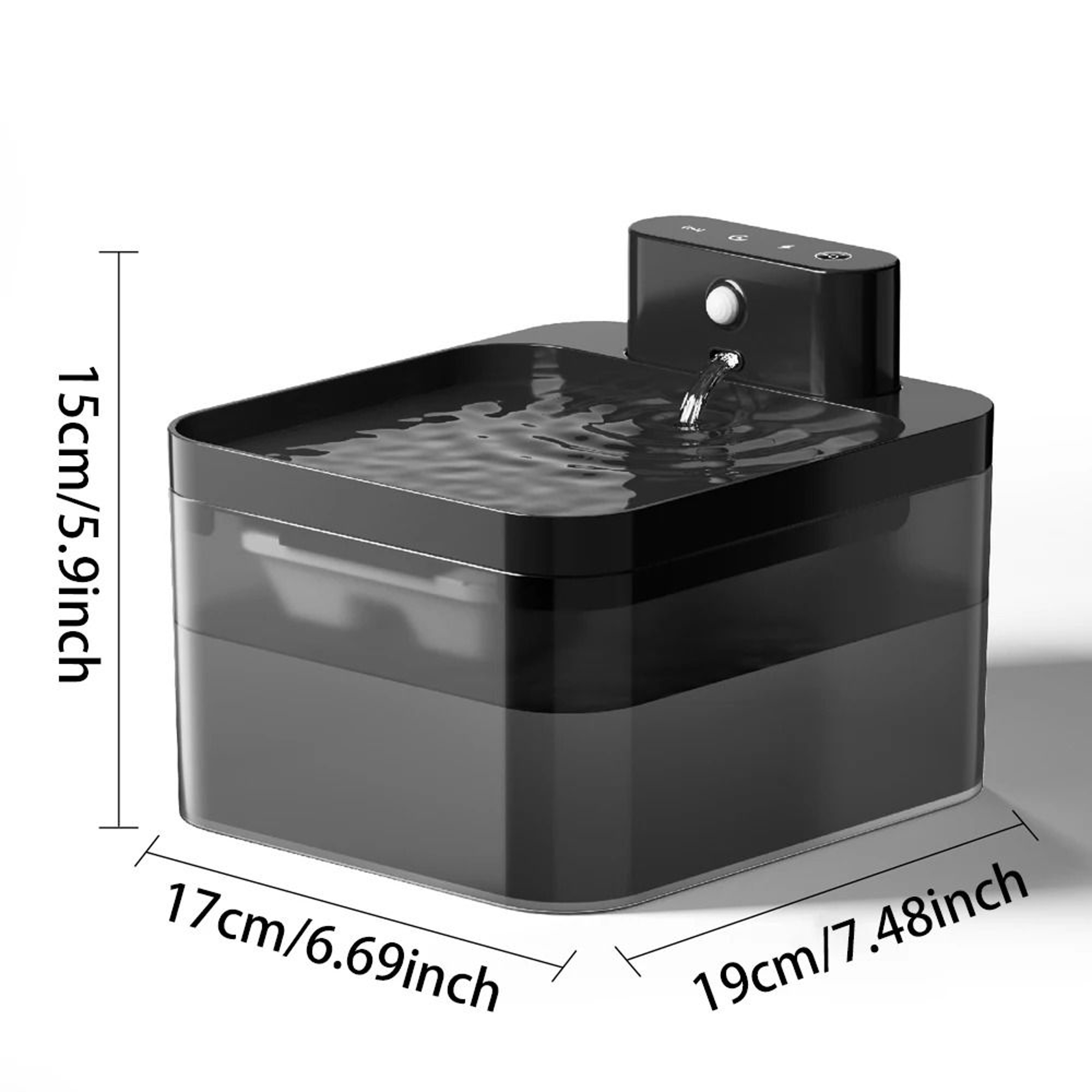 22L Wireless Cat Water Fountain With Motion Sensor 4
