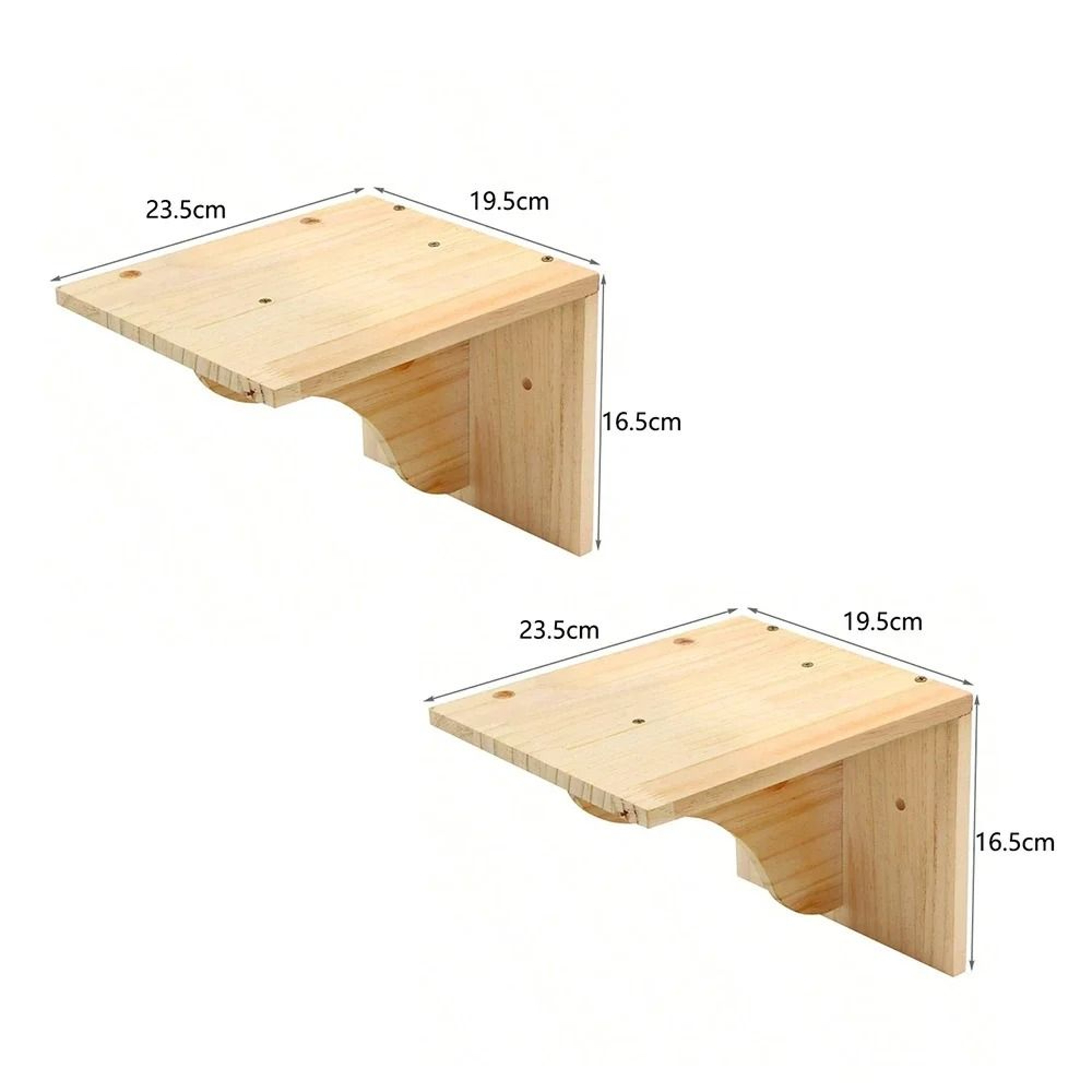 Wall Mounted Cat Climbing Shelf With Sisal Scratching Post 14
