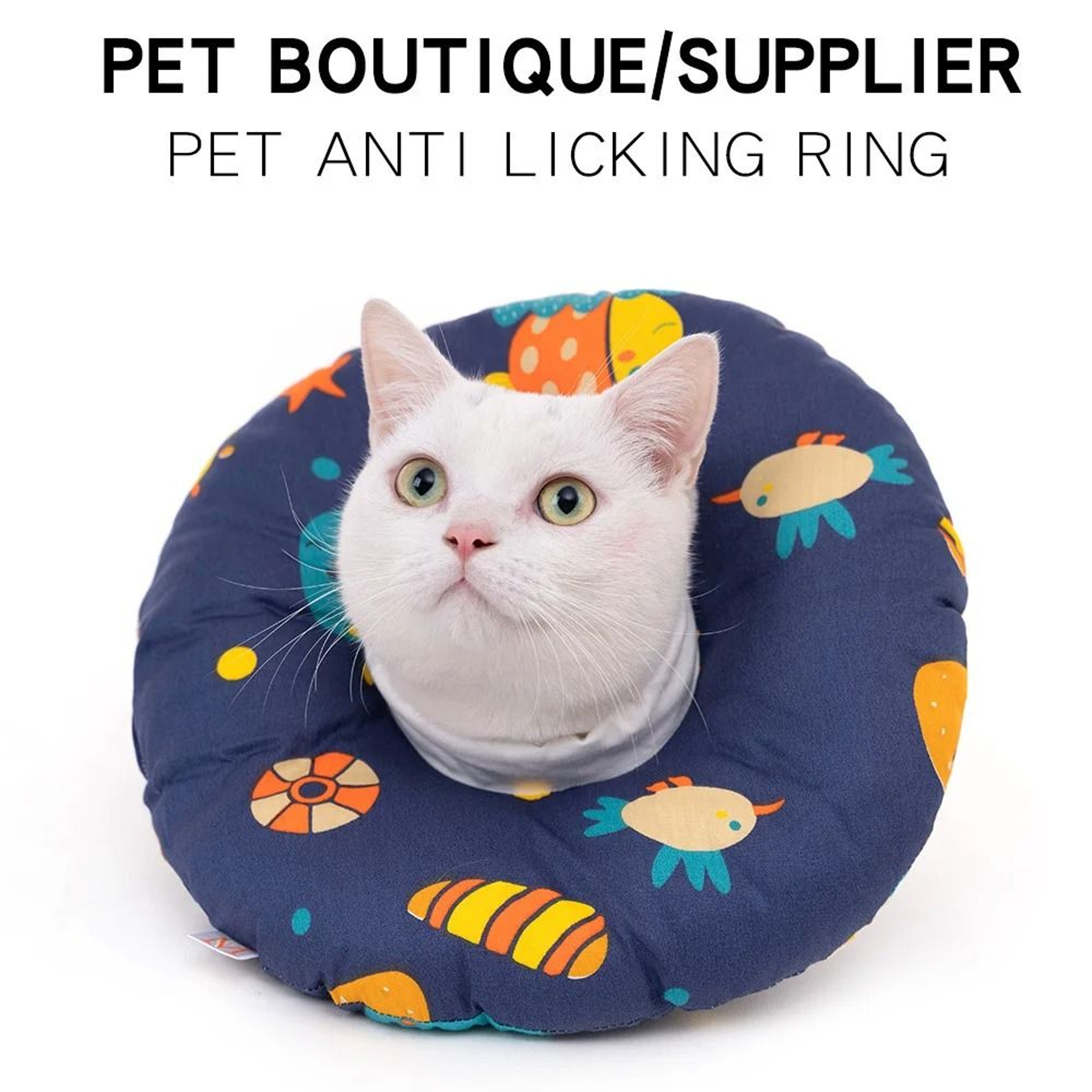 Soft Donut Cat Recovery Collar For Anti Lick Care 11