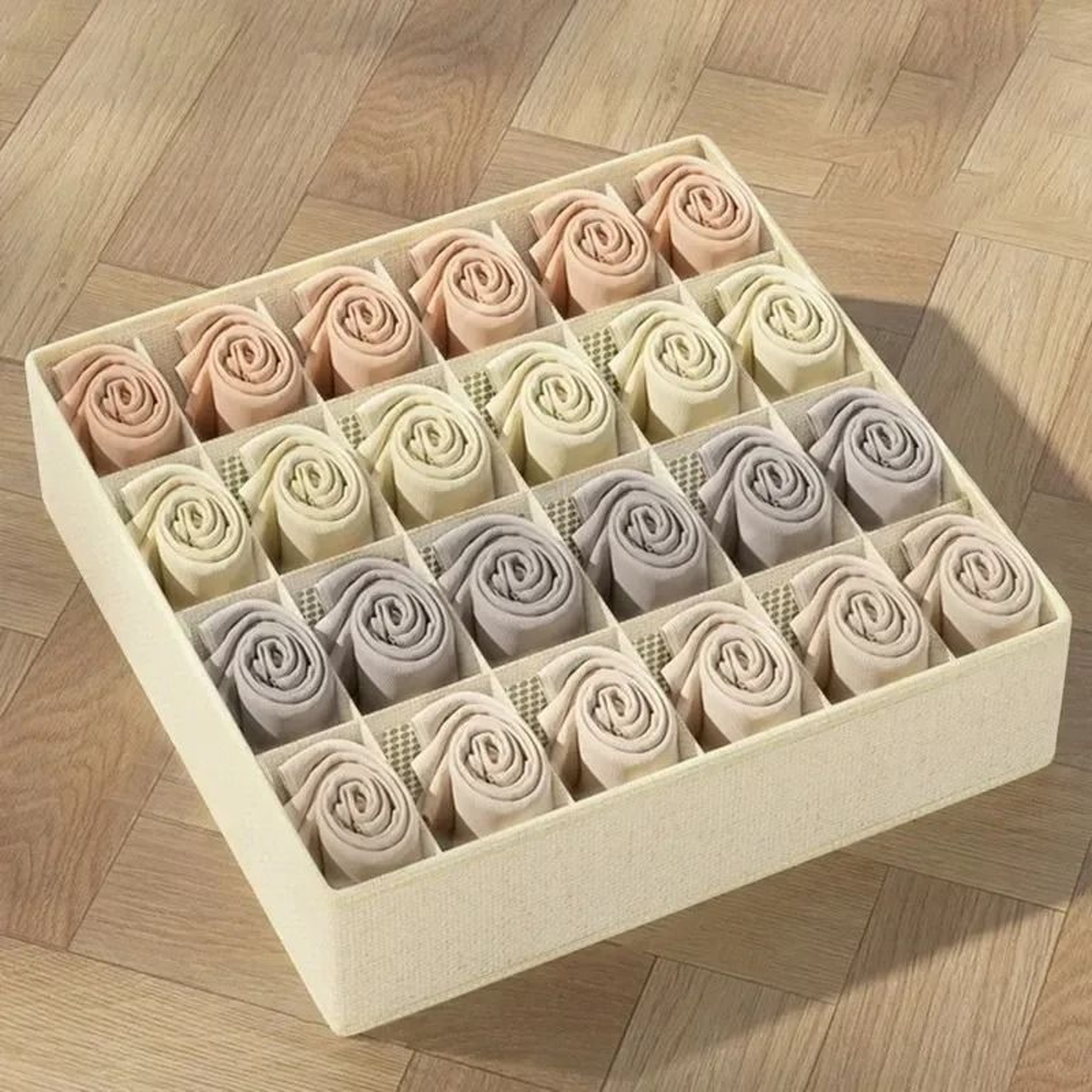 Non Woven Underwear Storage Box For Socks Clothes Drawer Closet Organization 12