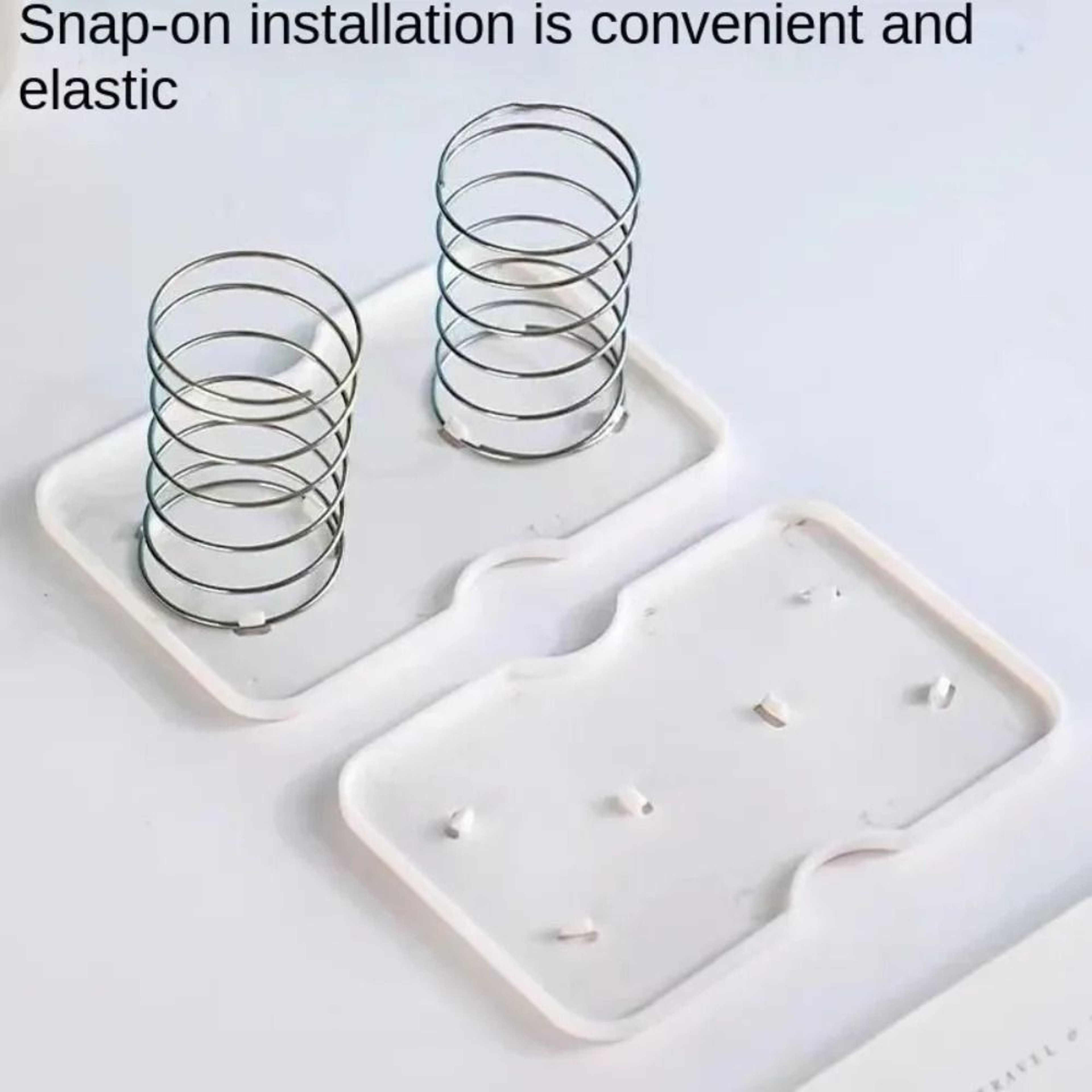 Double Spring Tissue Box Lift Tray For Paper Towels And Easy Pulling 5