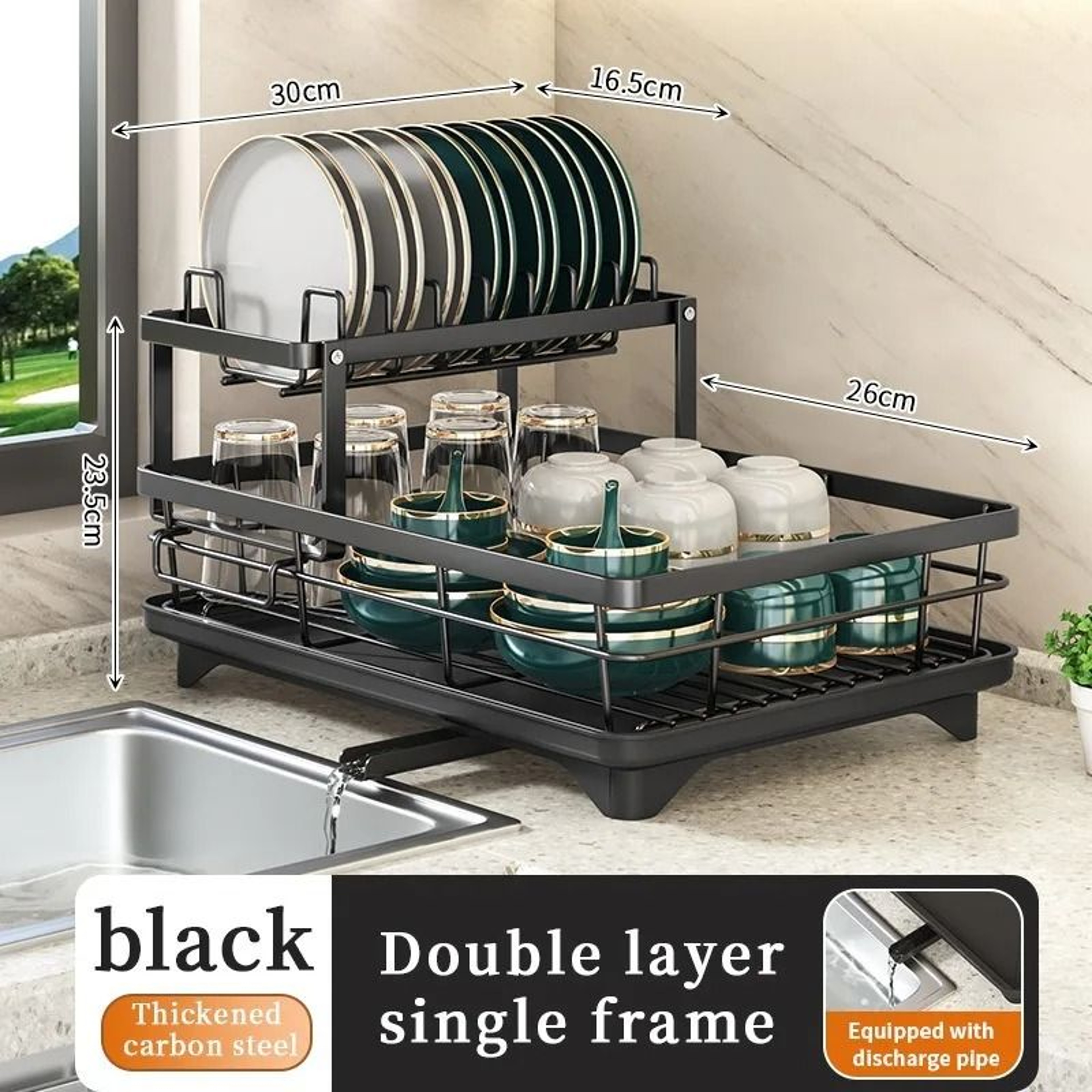 Adjustable Stainless Steel Dish Drying Rack For Cutting Boards Bowls And Utensils 3
