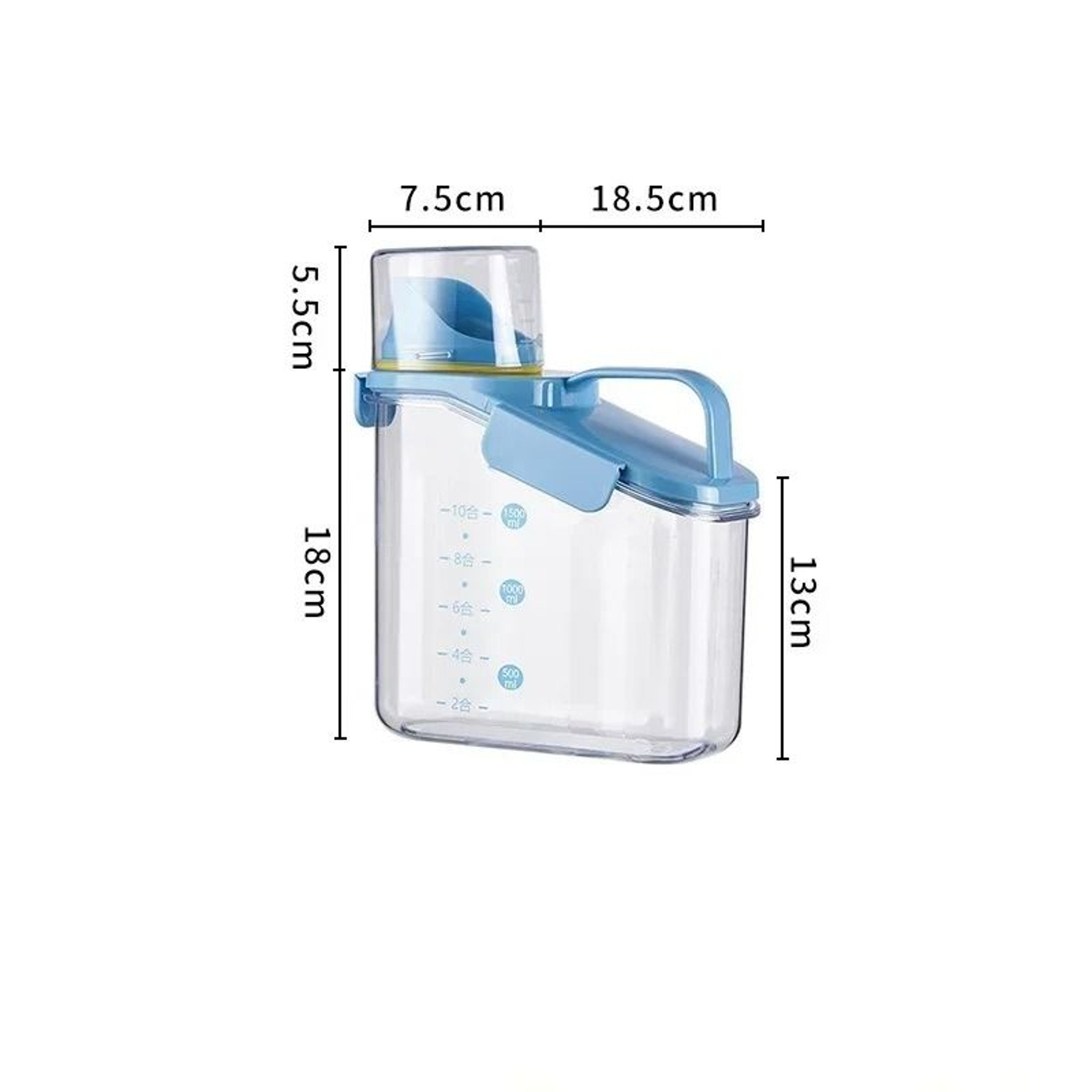 1500 Ml Cereal Storage Container With Measuring Cup 2