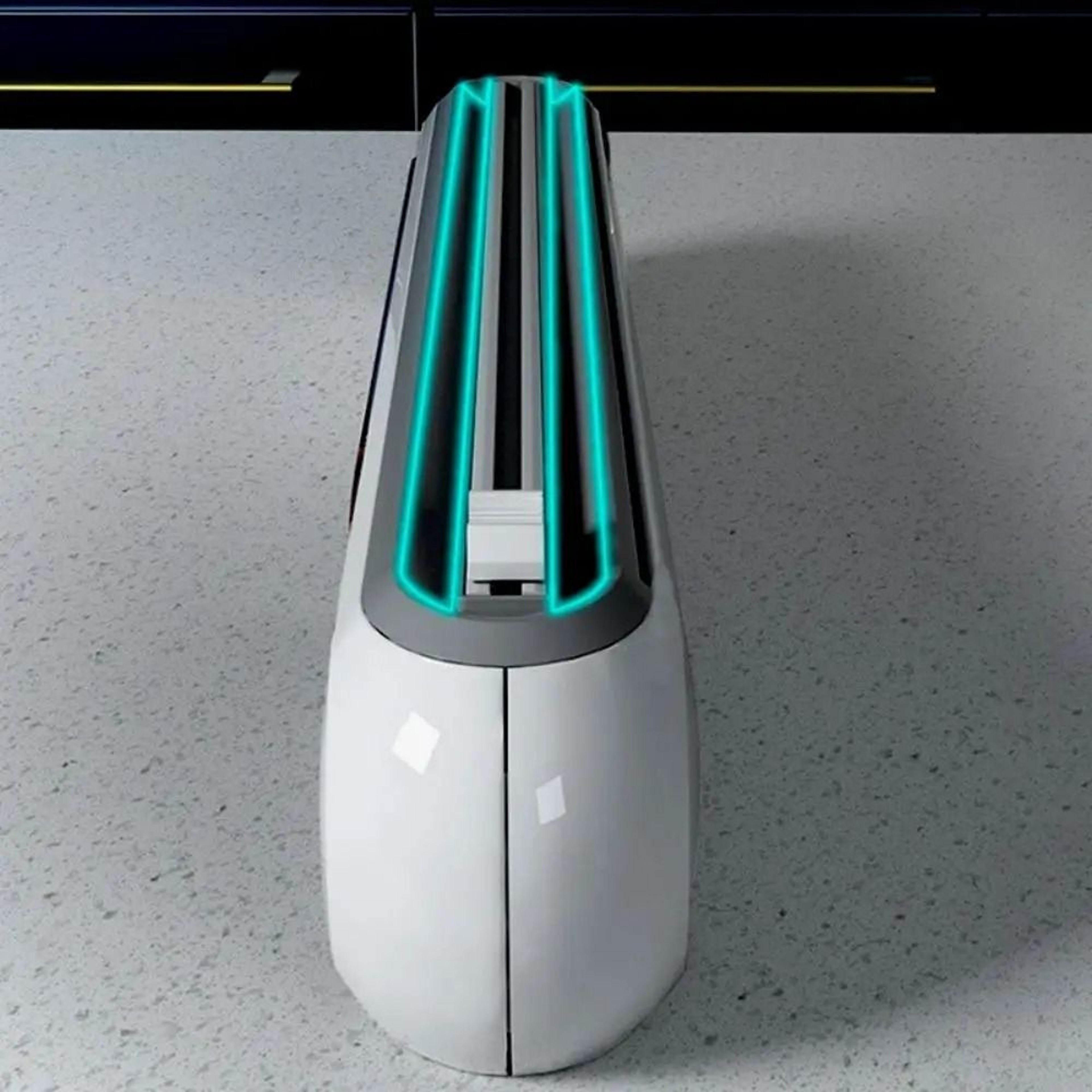 Magnetic Plastic Wrap Dispenser With Cutter For Kitchen Storage 4